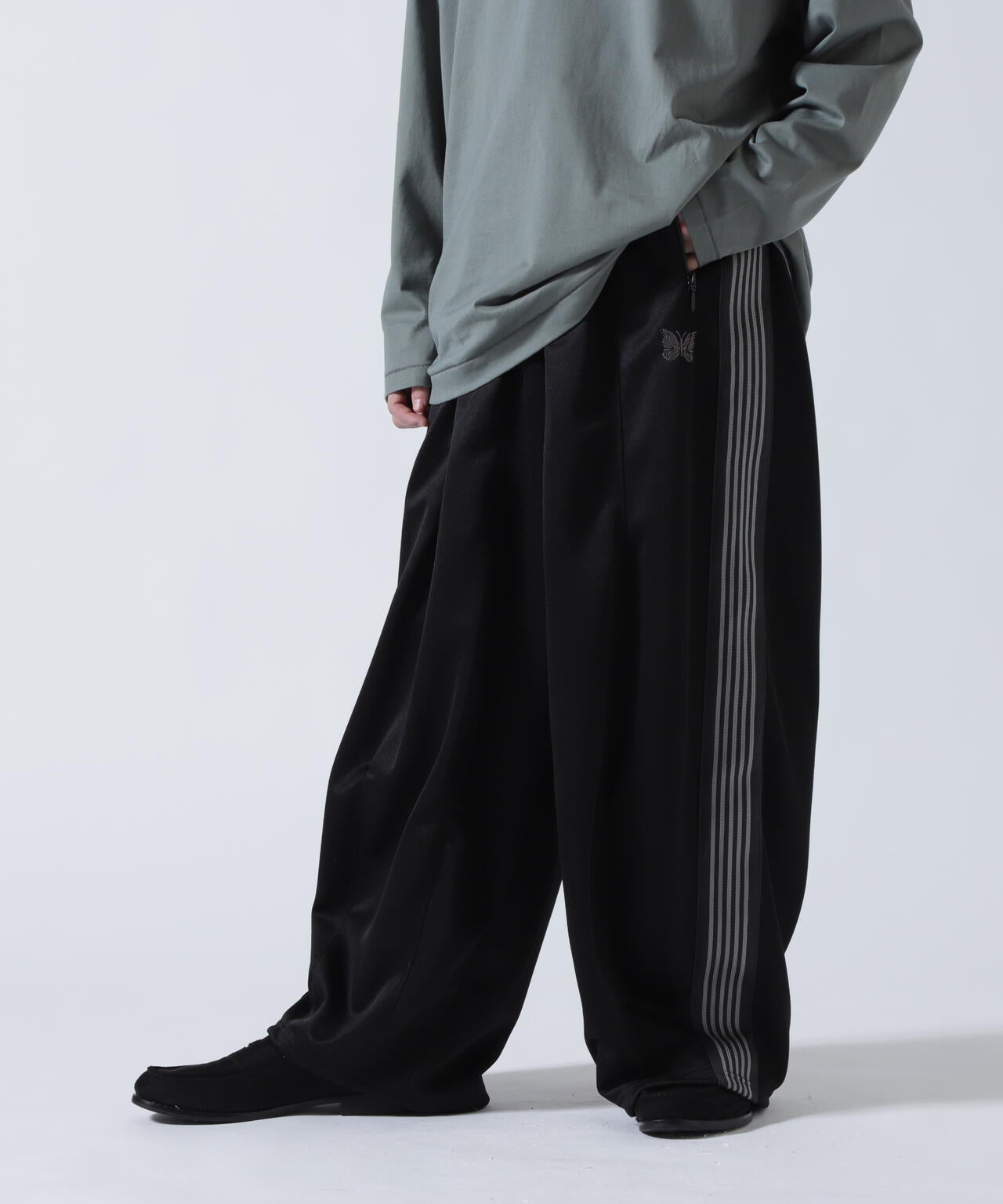 TW needles ブラック　TW-ND-02 NEEDLES【B'2nd EXCLUSIVE】H.D. Track Pant - Poly Smooth / 2026 S/S