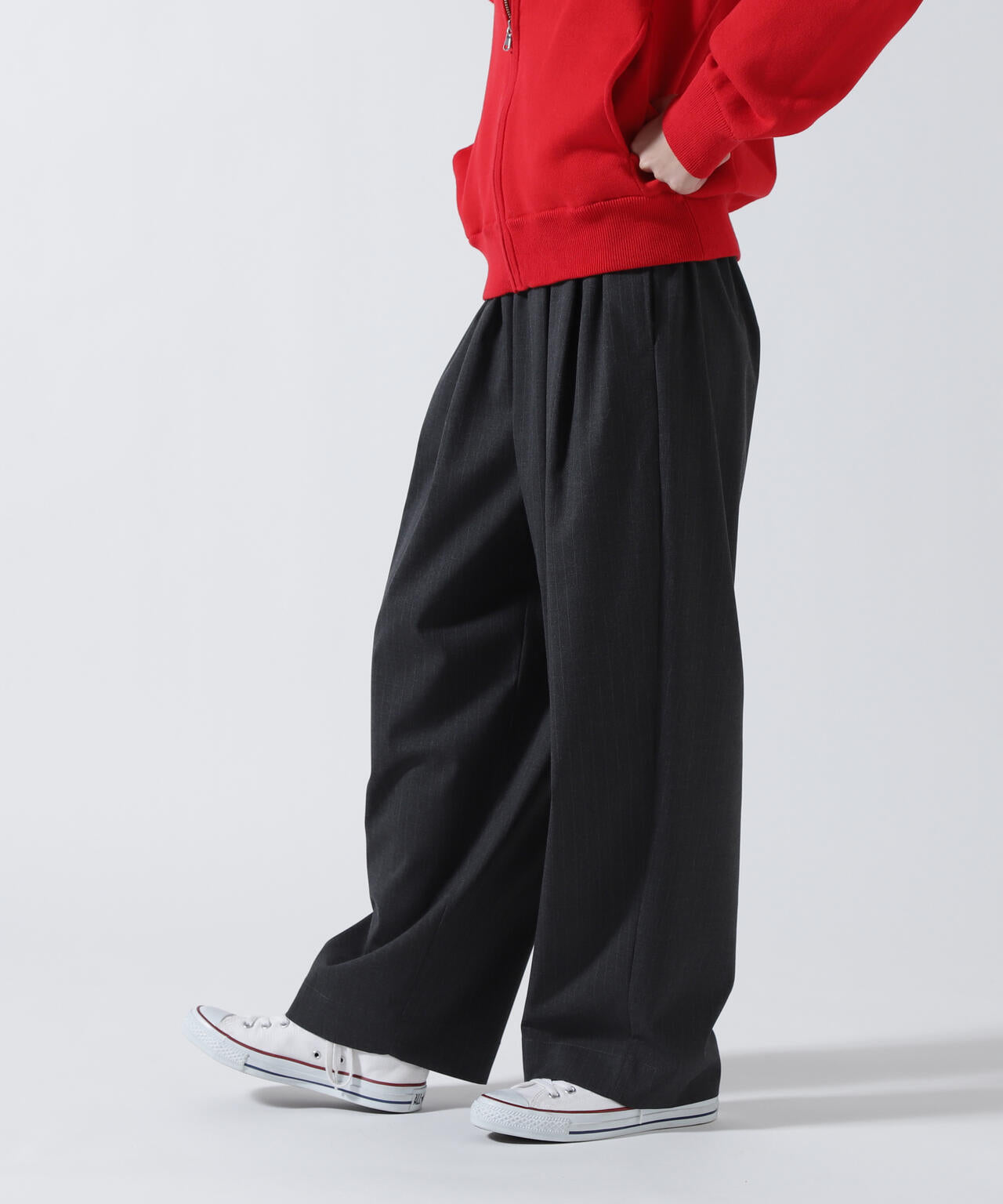 DROIT BELLO（ドロイトベロ）ストライプパンツ