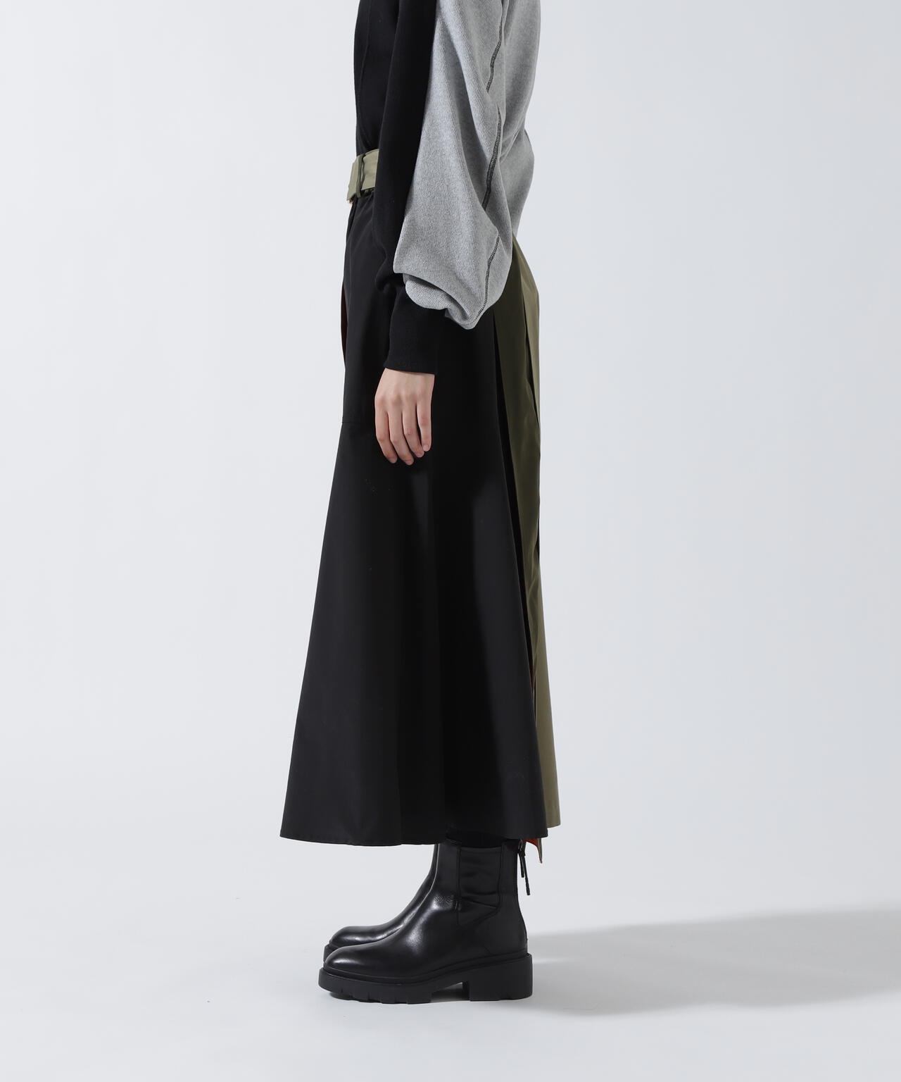 Risley(リズレー) 別注ベルト付アシンメトリーフレアスカート | B'2nd