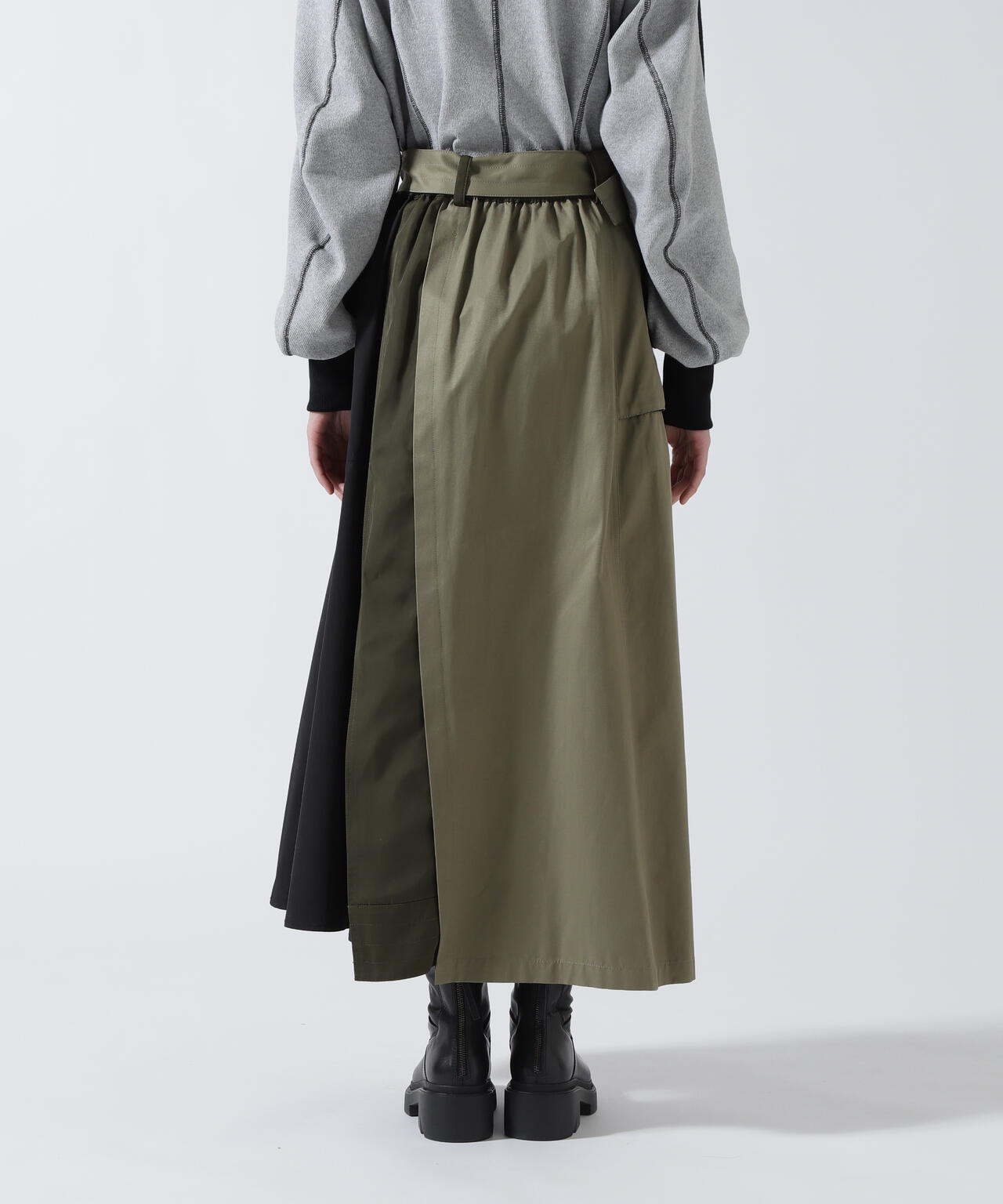 Risley(リズレー) 別注ベルト付アシンメトリーフレアスカート | B'2nd