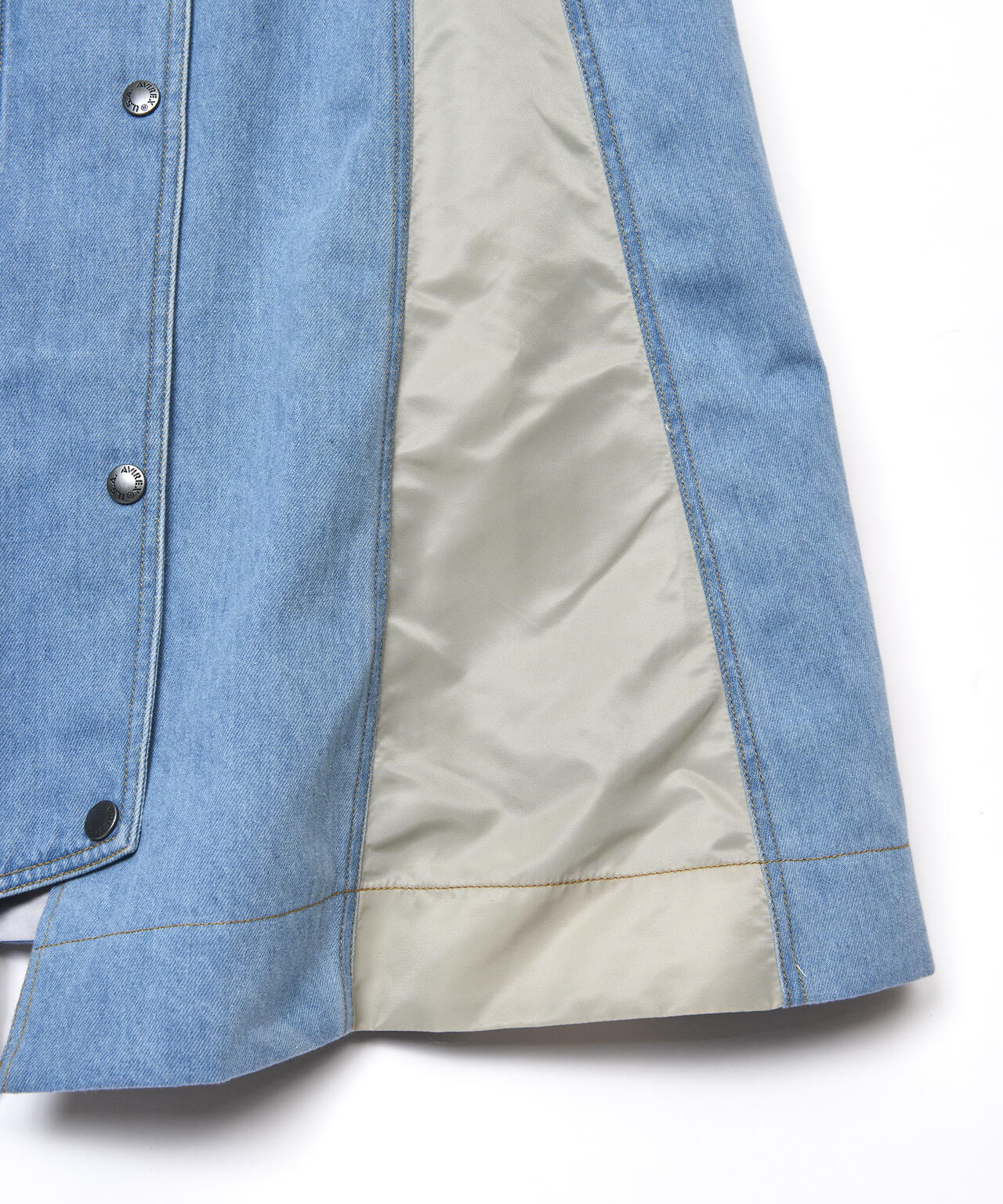 AVIREXｘAULA AILA（アヴィレックスｘアウラアイラ）サイドプリーツジャンスカ