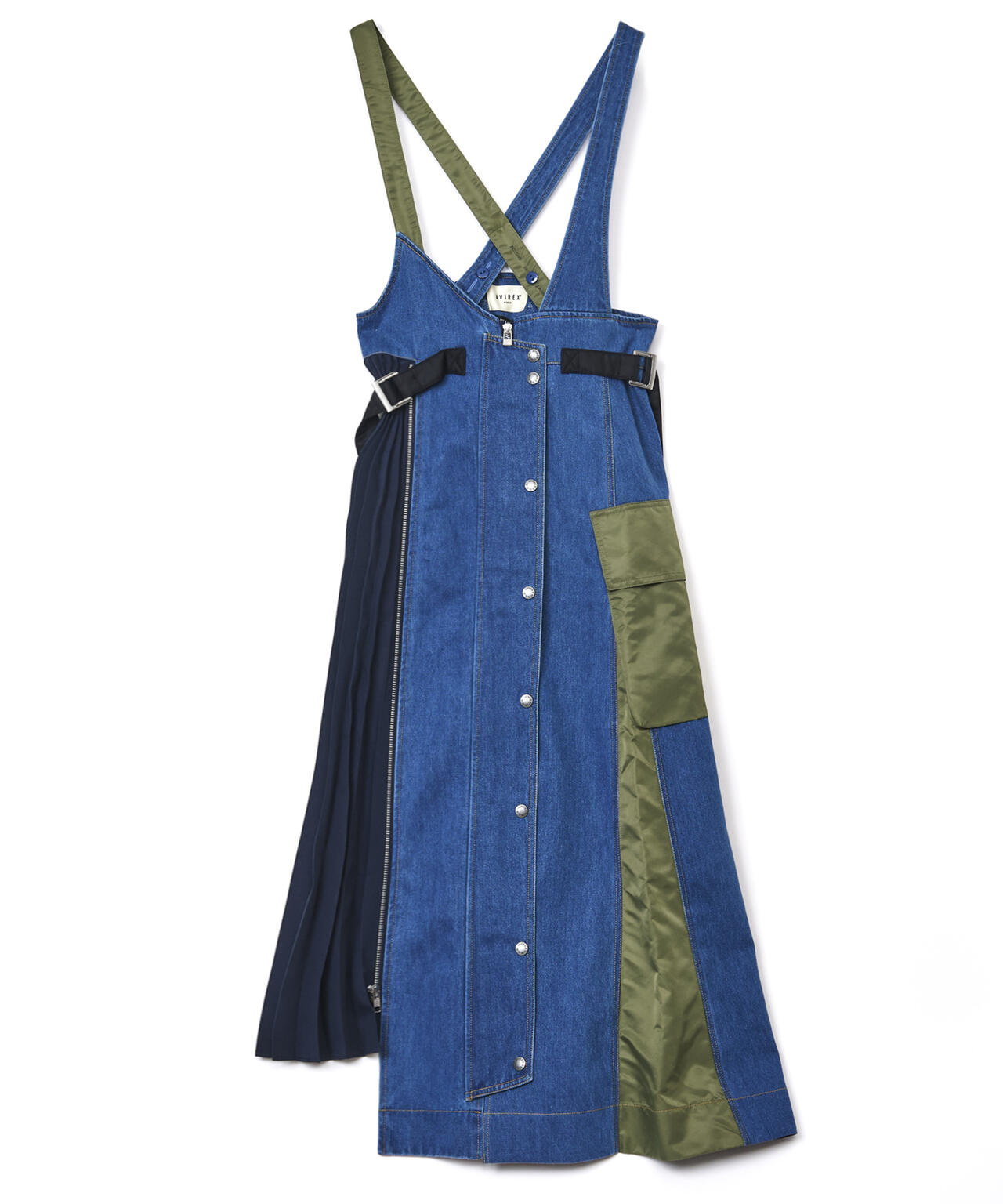 AVIREXｘAULA AILA（アヴィレックスｘアウラアイラ）サイドプリーツジャンスカ