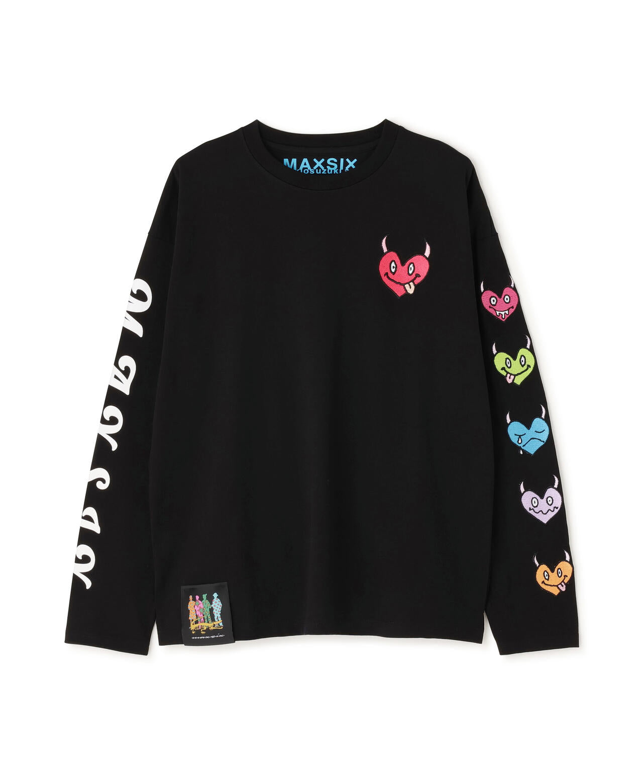 maxsix(マックスシックス）HEART SLEEVES L/S TEE | B'2nd（ビー
