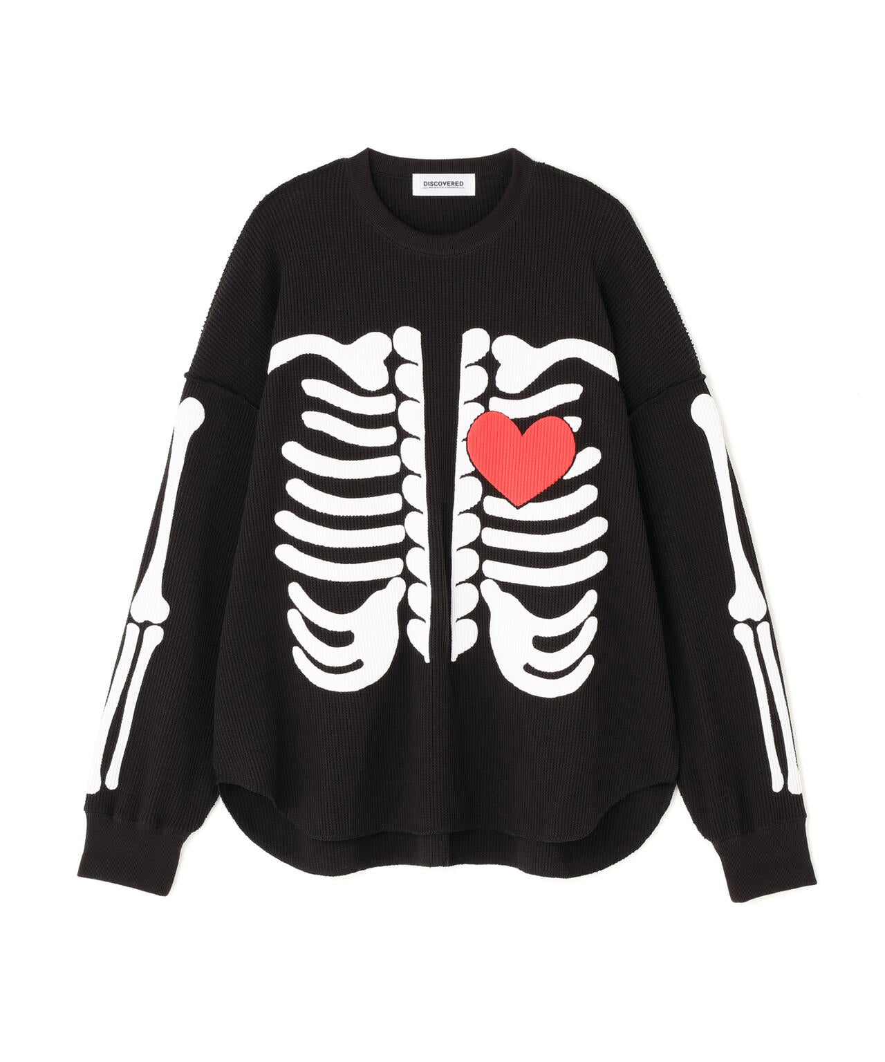 DISCOVERED(ディスカバード) 別注BONE WAFFLE LONG SLEEVE TEE