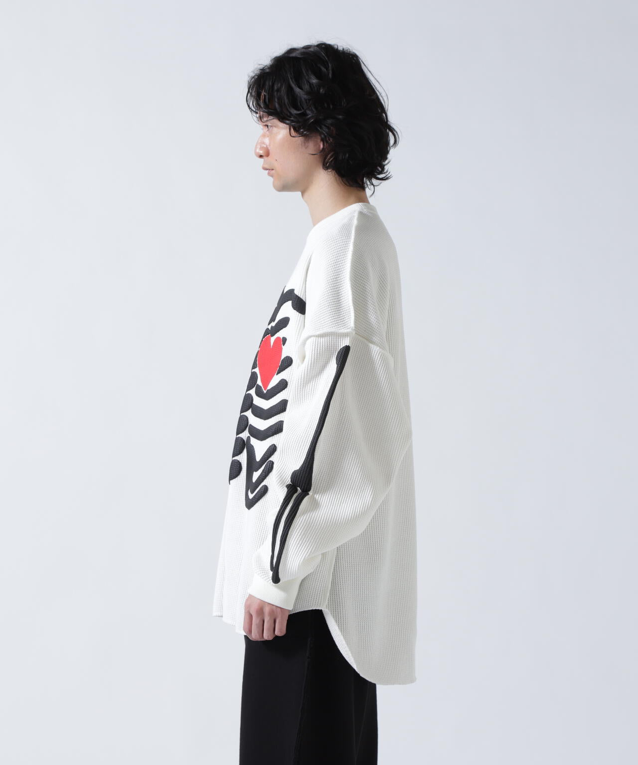 DISCOVERED(ディスカバード) 別注BONE WAFFLE LONG SLEEVE TEE