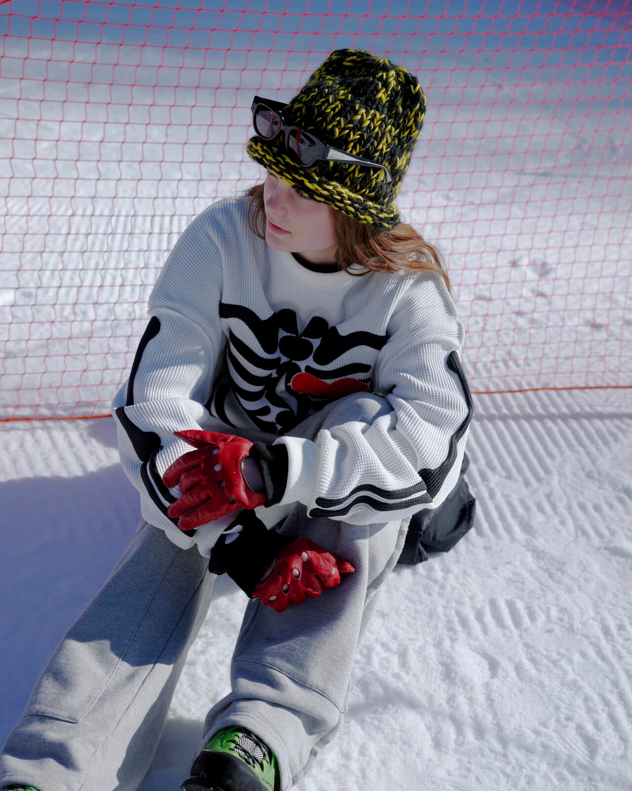 DISCOVERED(ディスカバード) 別注BONE WAFFLE LONG SLEEVE TEE | B'2nd