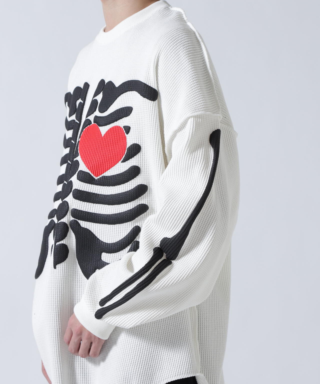 DISCOVERED(ディスカバード) 別注BONE WAFFLE LONG SLEEVE TEE | B'2nd