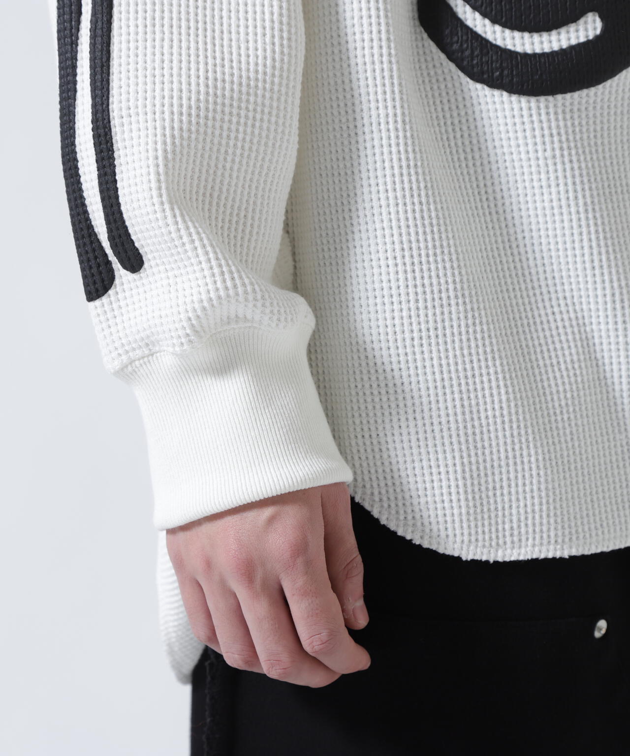 DISCOVERED(ディスカバード) 別注BONE WAFFLE LONG SLEEVE TEE