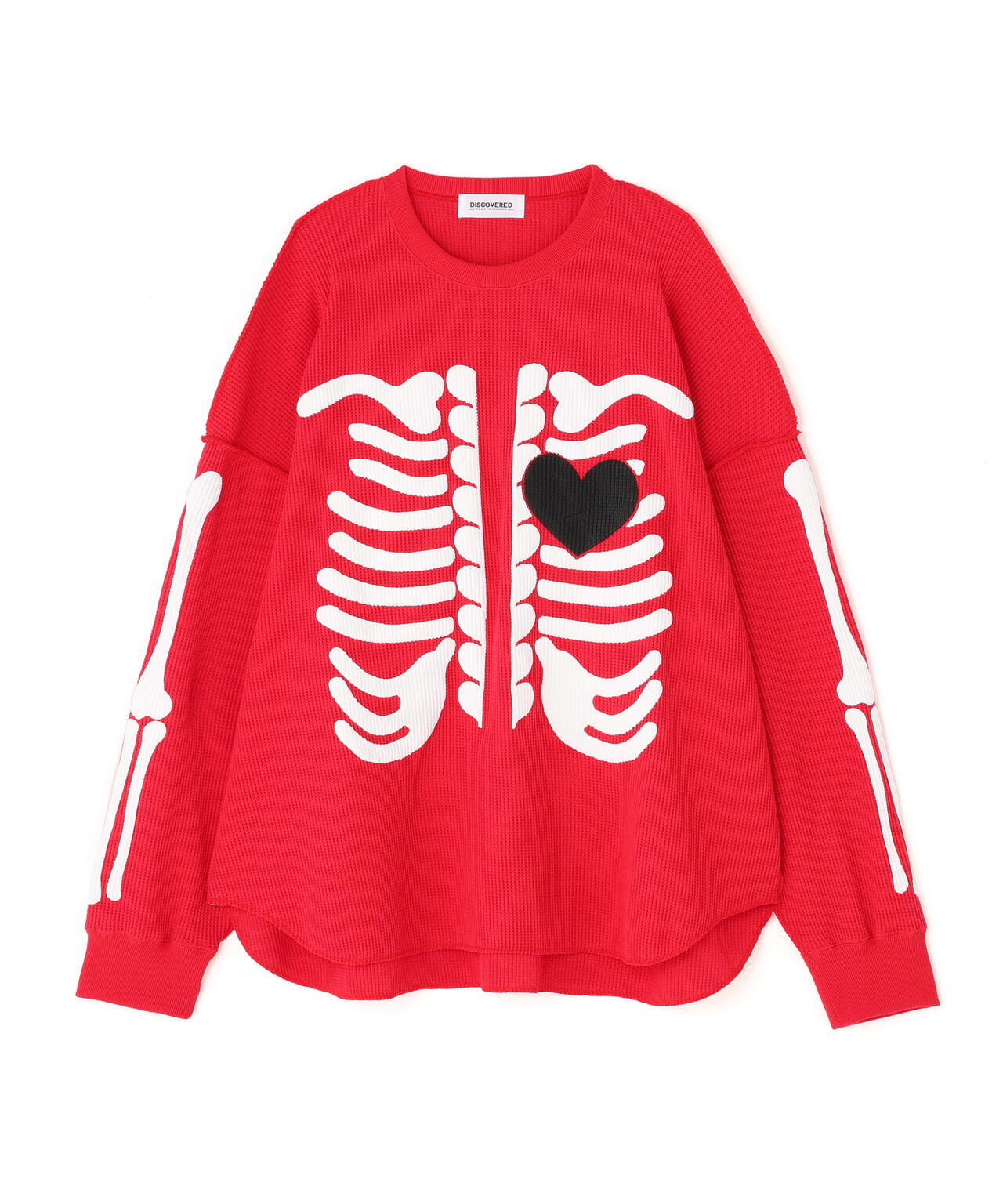 DISCOVERED(ディスカバード) 別注BONE WAFFLE LONG SLEEVE TEE