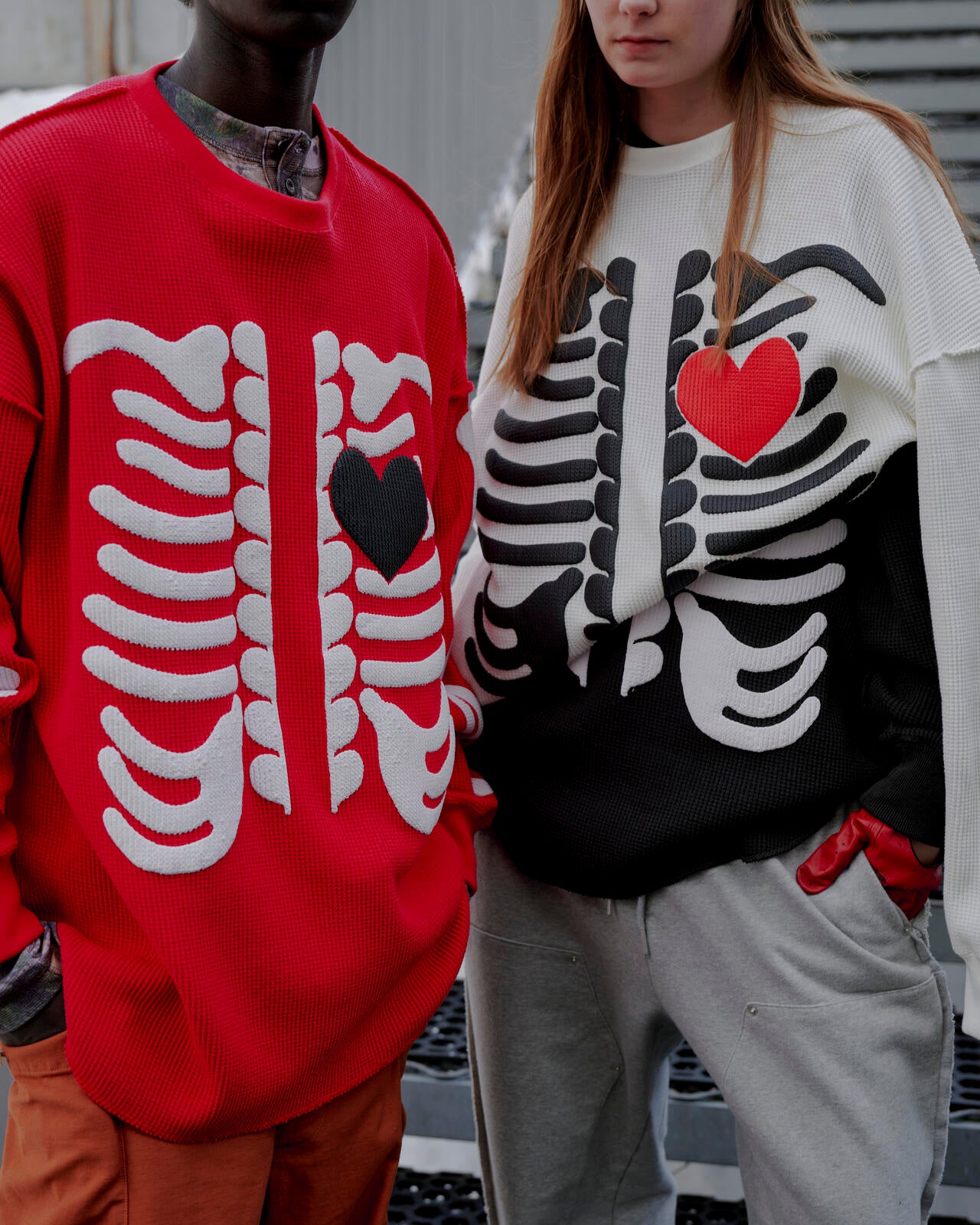 DISCOVERED(ディスカバード) 別注BONE WAFFLE LONG SLEEVE TEE | B'2nd