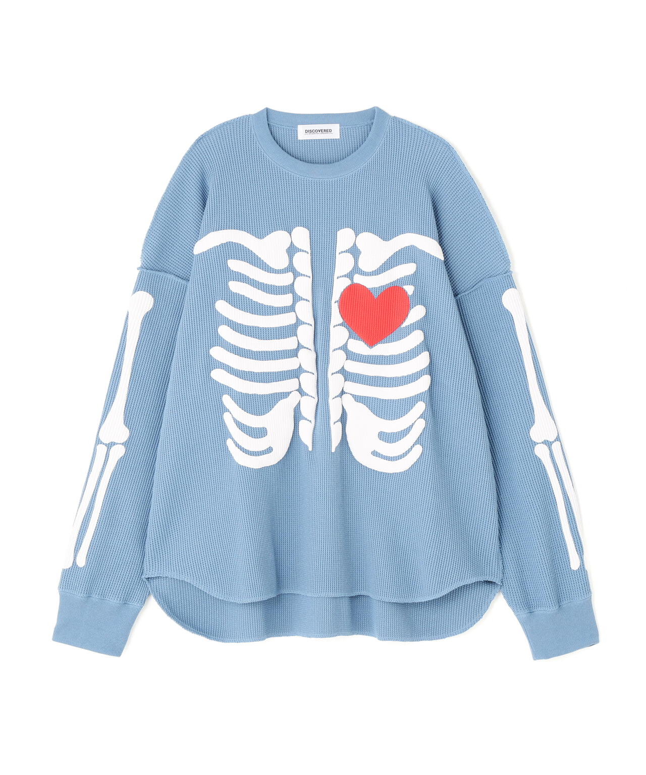 DISCOVERED(ディスカバード) 別注BONE WAFFLE LONG SLEEVE TEE