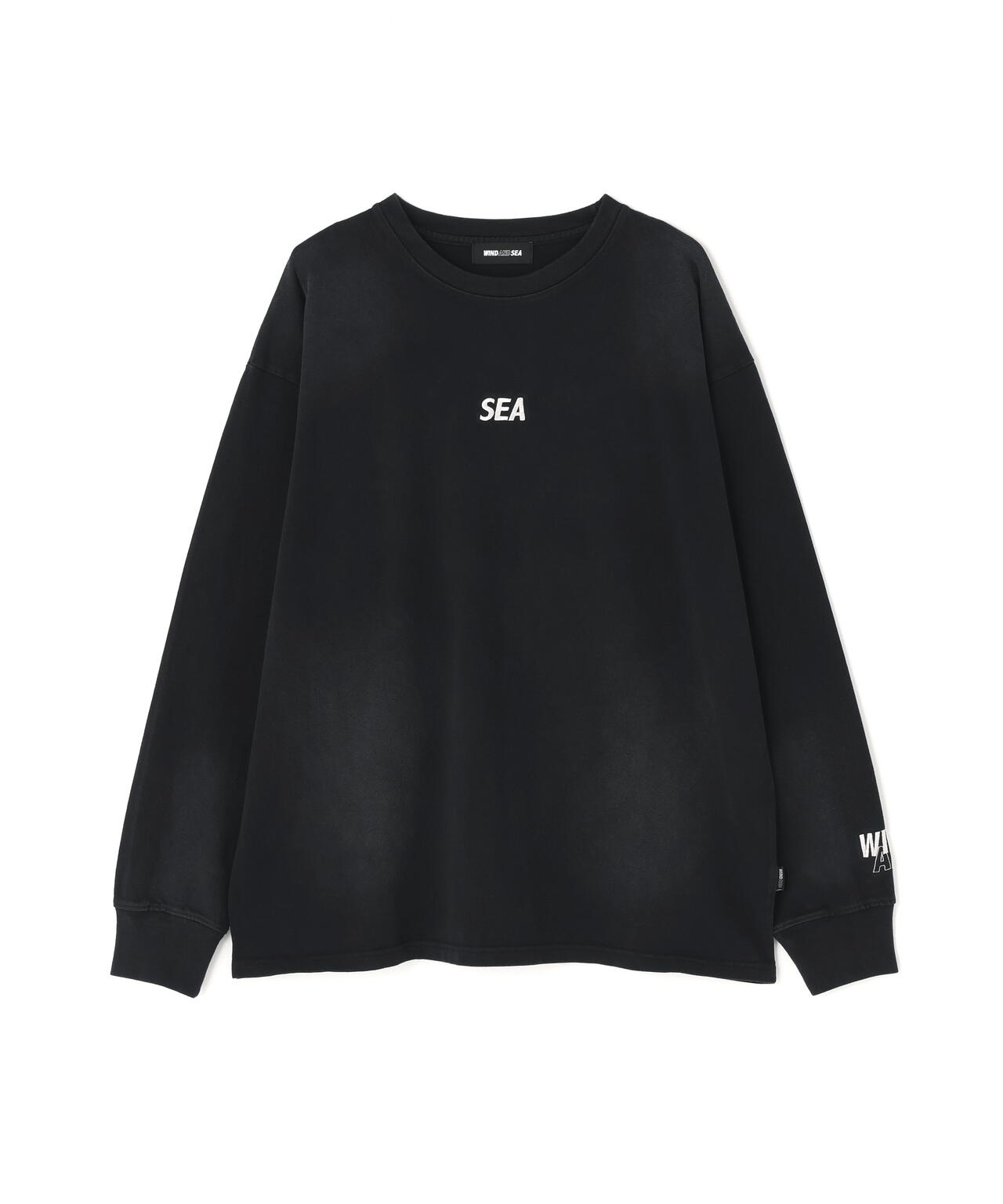 WIND AND SEA（ウィンダンシー）SULFUR DYEING LOGO L/S TEE