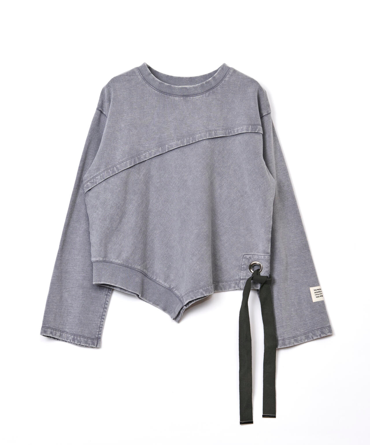 AVIREXｘAULA AILA（アヴィレックスｘアウラアイラ）アシンメトリーキリカエプルオーバー