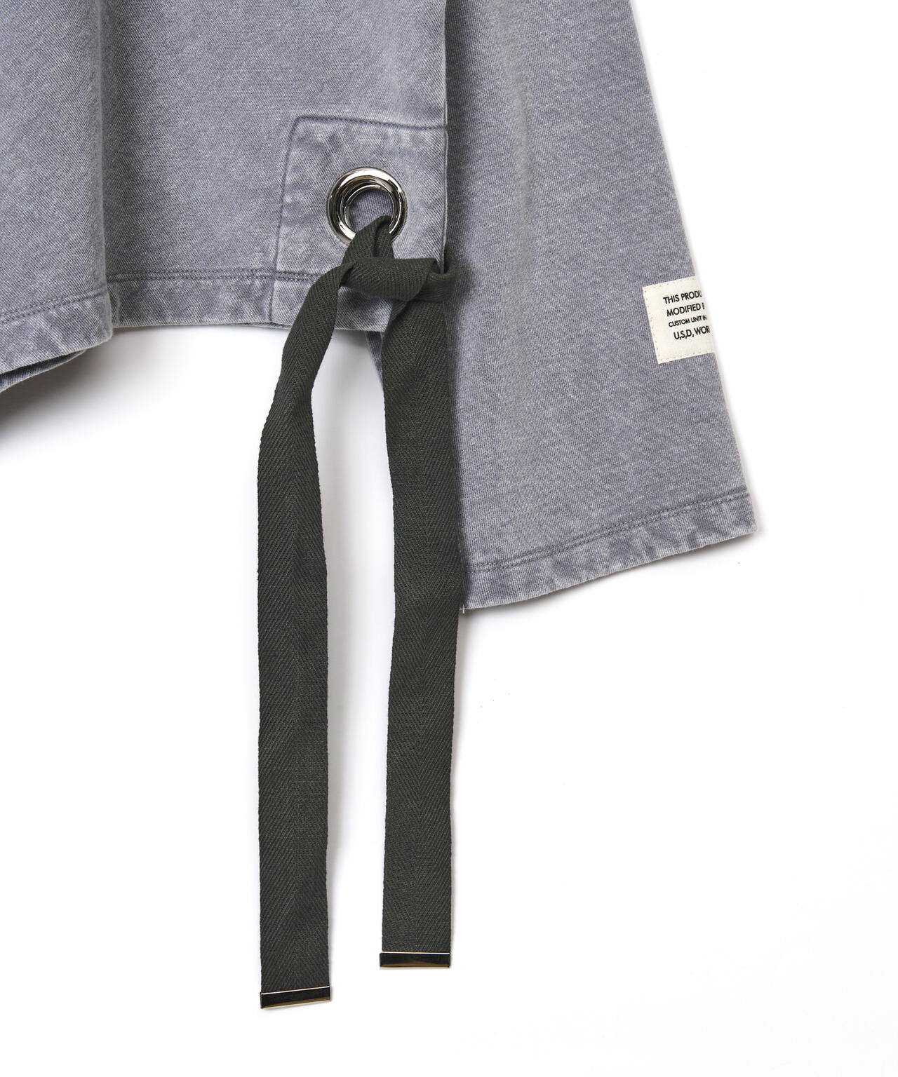 AVIREXｘAULA AILA（アヴィレックスｘアウラアイラ）アシンメトリーキリカエプルオーバー