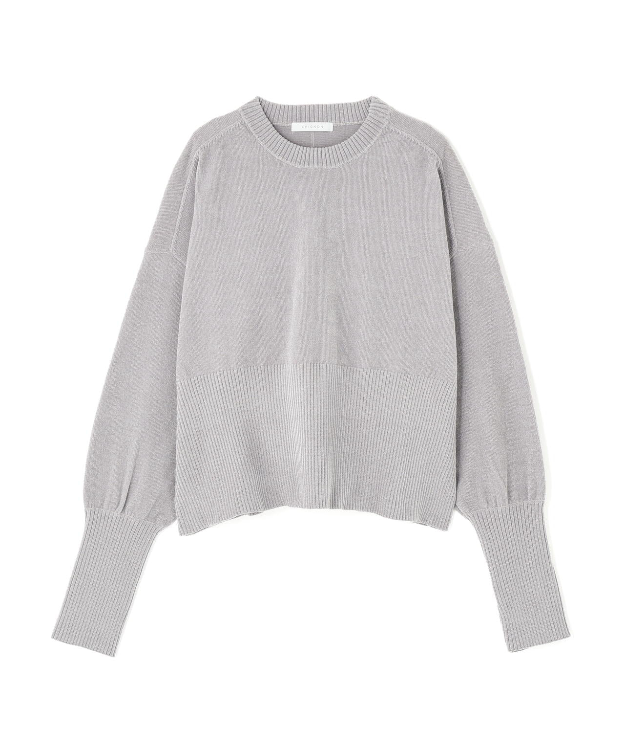 DROIT BELLO(ドロイトベロ) モールヤーンショートプルオーバー