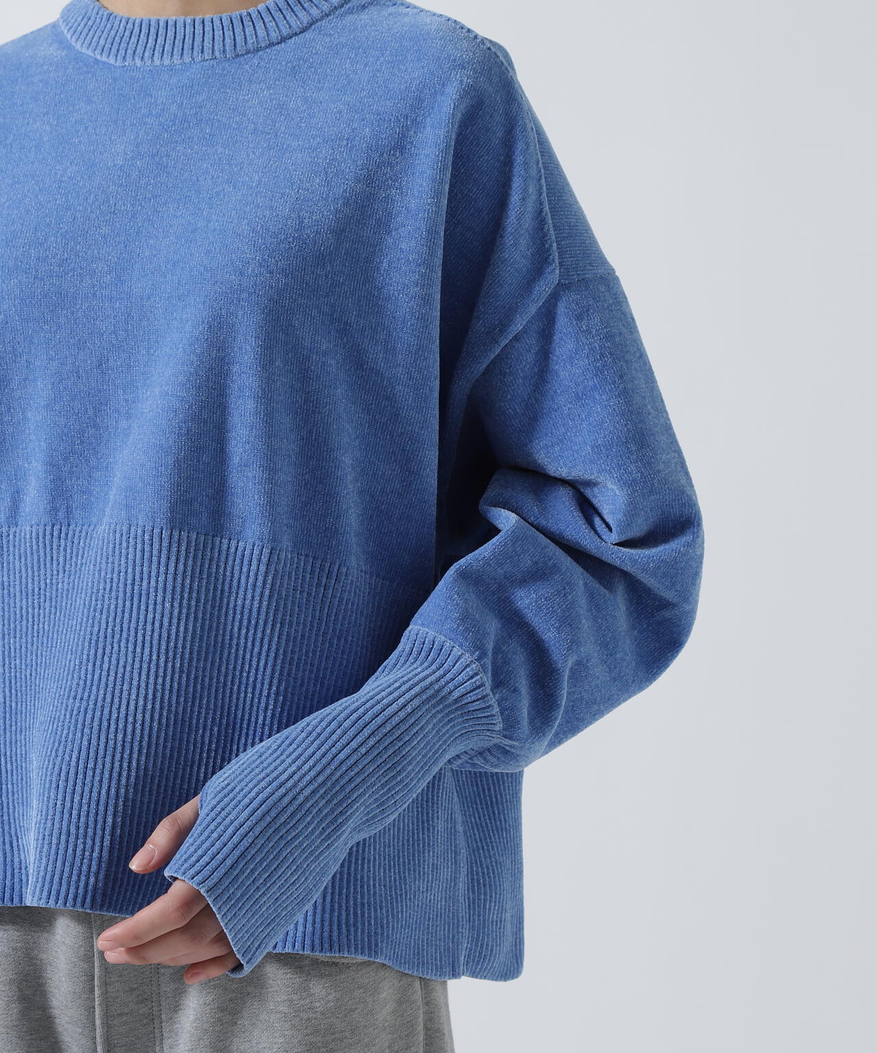 ビーセカンド（B’2nd）/CHIGNON(シニヨン) モールヤーンショートプルオーバー CHIGNON(シニヨン) モールヤーンショートプルオーバー | B'2nd（ビー