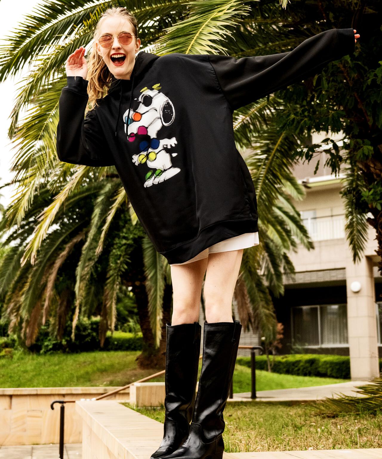 その他 Snoopy (Charcoal) Peanuts Joe Cool Engraved Tumbler