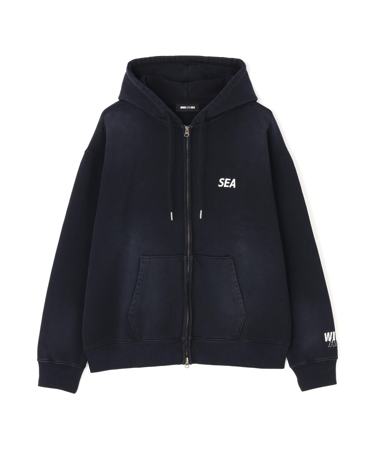 WIND AND SEA（ウィンダンシー）SULFUR DYEING LOGO ZIP SWEATSHIRT