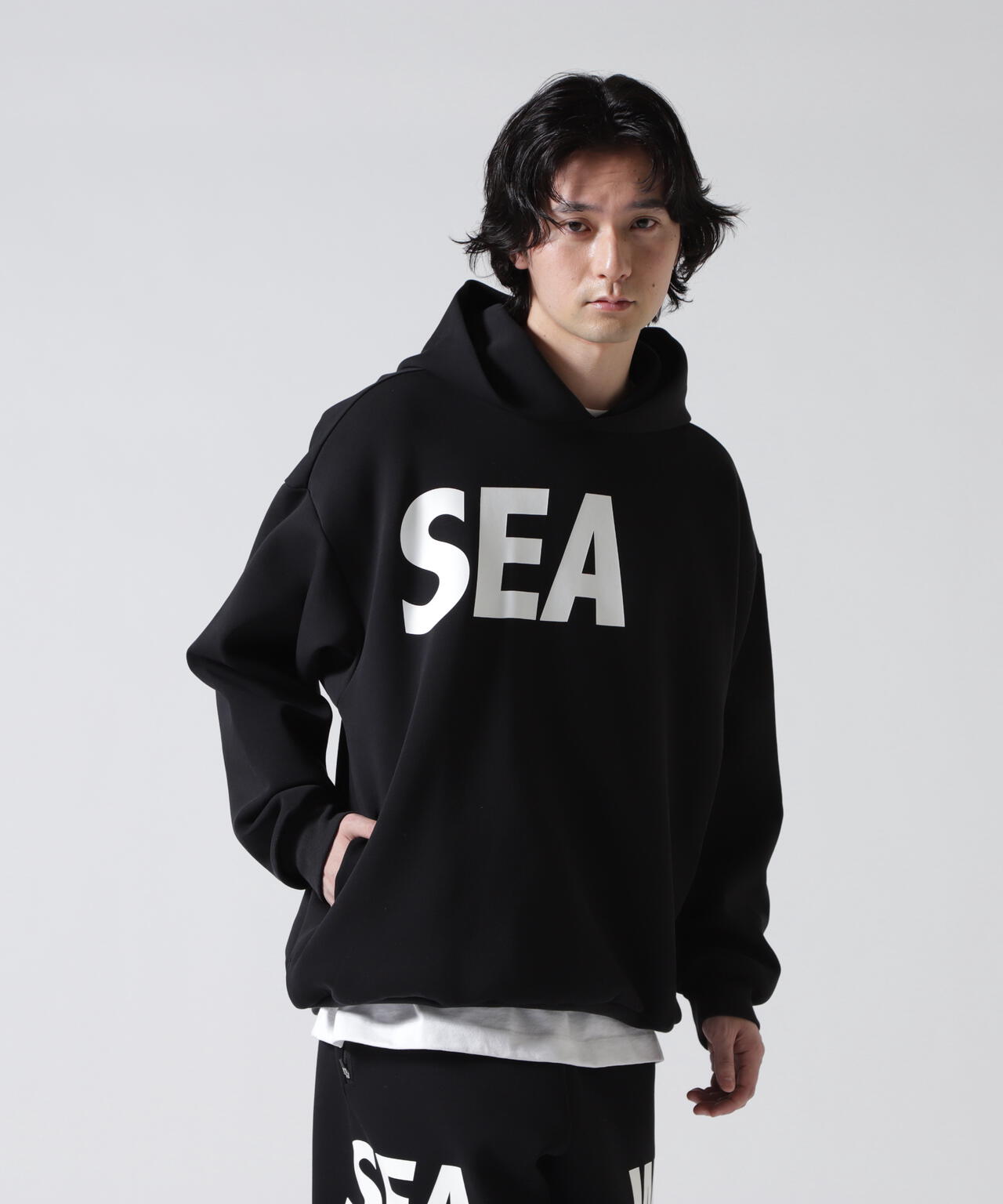 WIND AND SEA（ウィンダンシー）Loose fit Hooded Sweatshirt | B'2nd