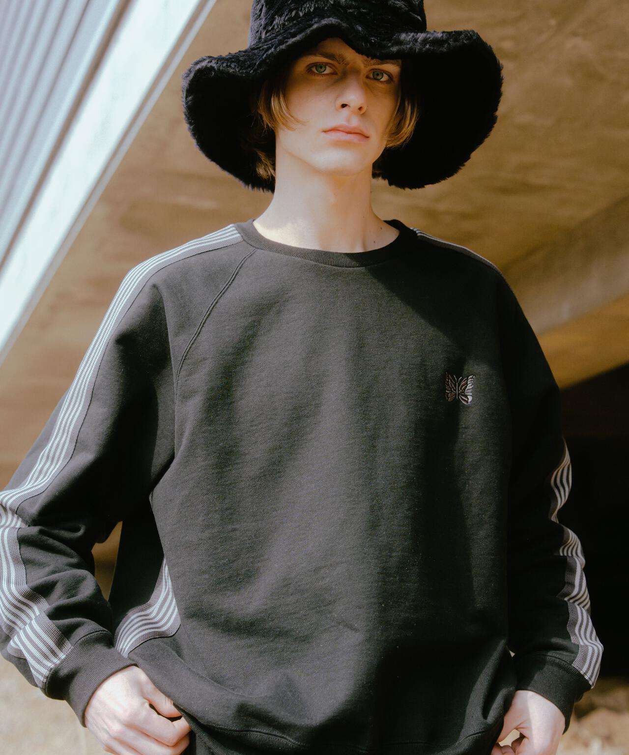 NEEDLES / ニードルズ【B'2nd EXCLUSIVE】TRACK CREW NECK - COTTON