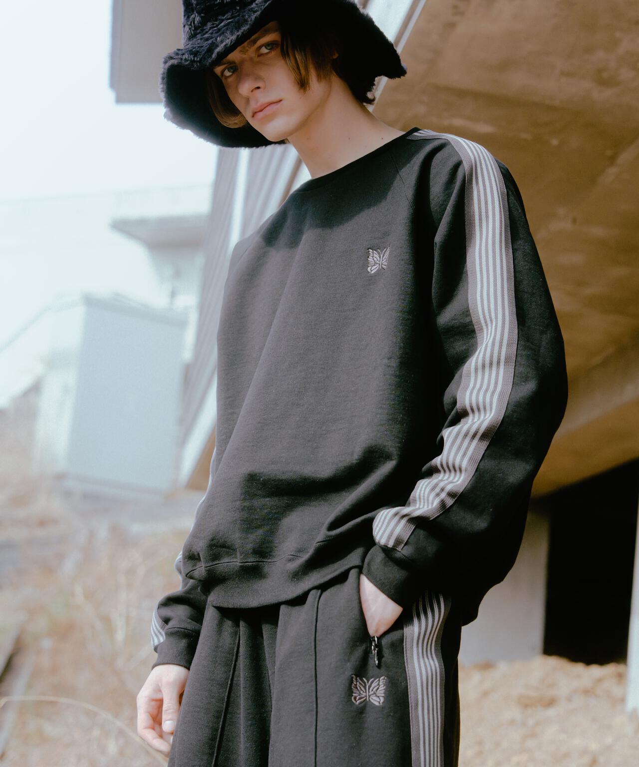 NEEDLES / ニードルズ【B'2nd EXCLUSIVE】TRACK CREW NECK - COTTON