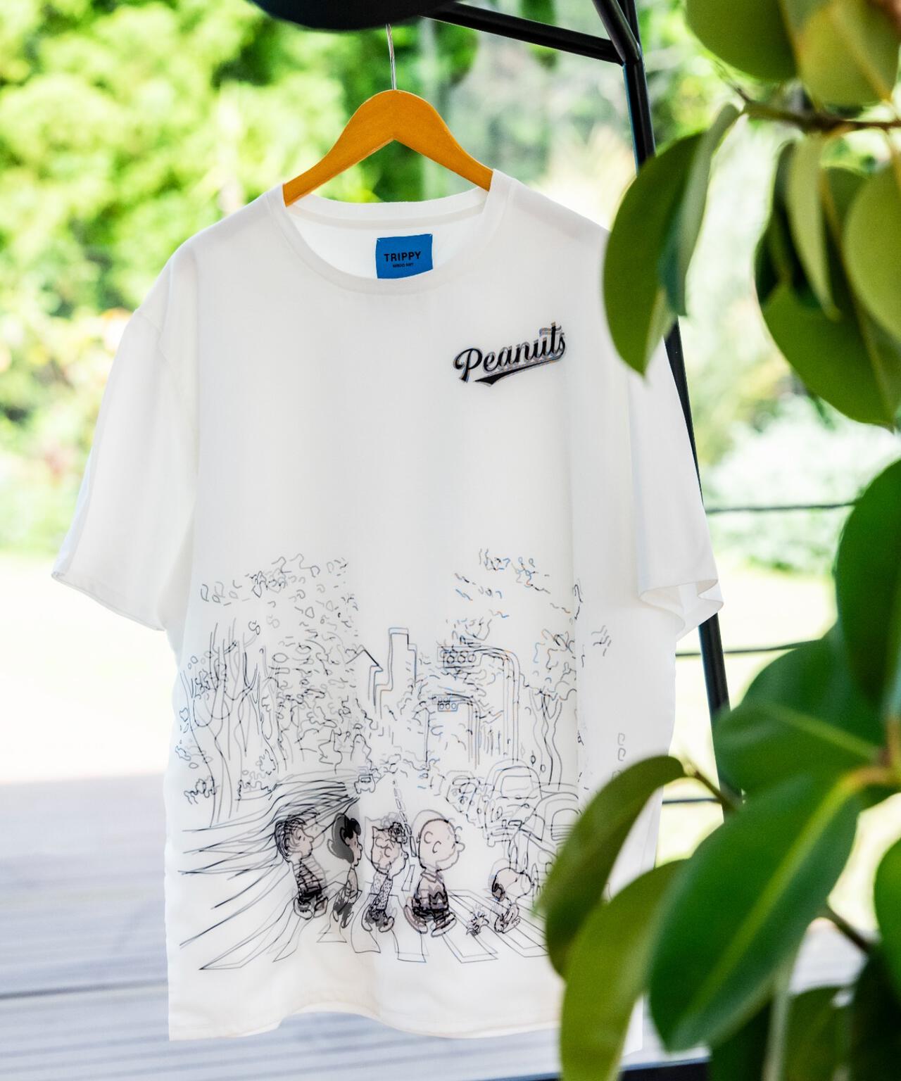 TRIPPY ART(トリッピーアート）SNOOPY ABBEY ROAD 3D TEE | B'2nd