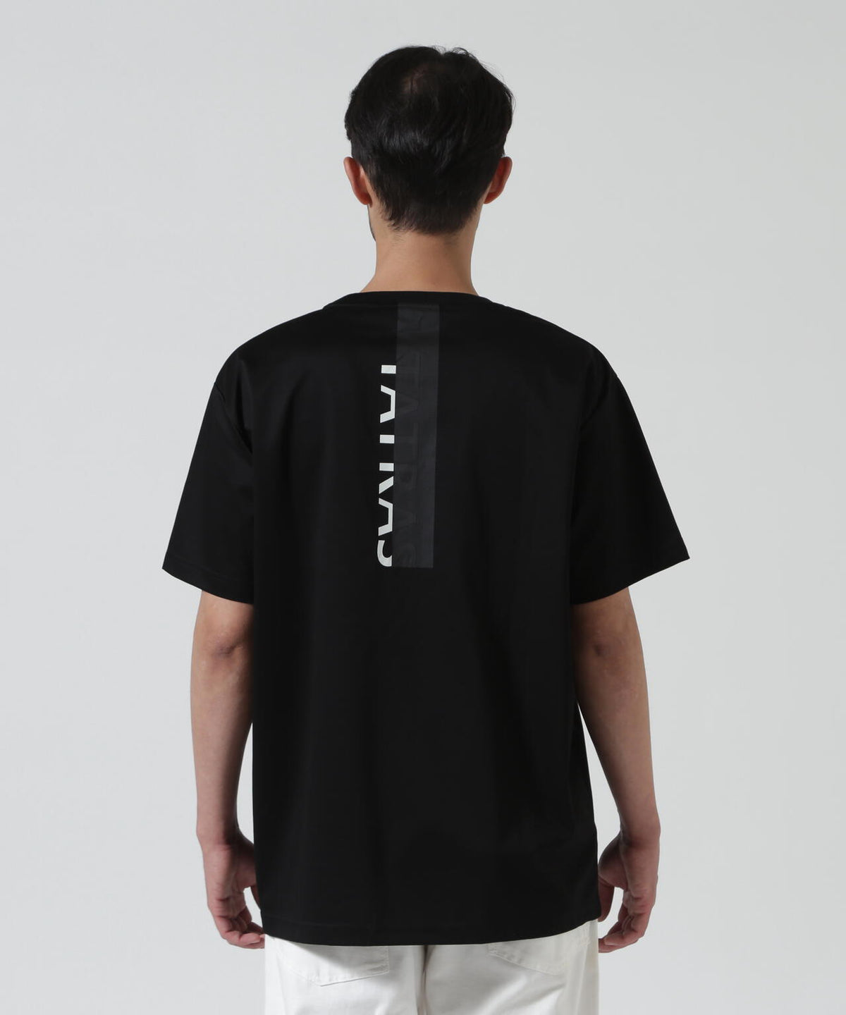 TATRAS バックロゴ Tシャツ ブラック 03 日本製 メンズ