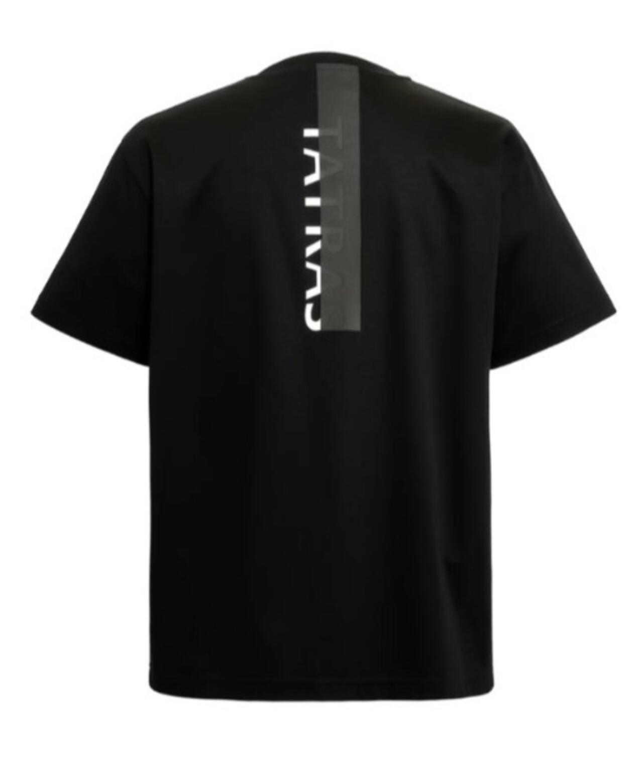 10【希少デザインL】タトラス　センタービックロゴ入りTシャツ　ブラック TATRAS(タトラス)ORESTE オレステ Tシャツ | B'2nd（ビーセカンド