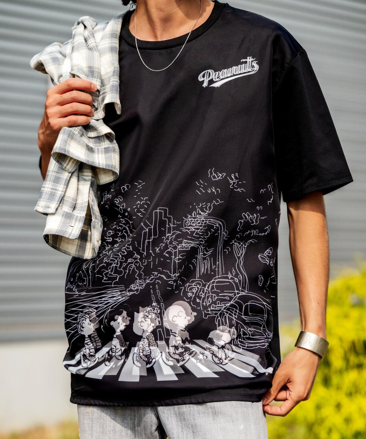 TRIPPY ART(トリッピーアート）SNOOPY ABBEY ROAD 3D TEE | B'2nd