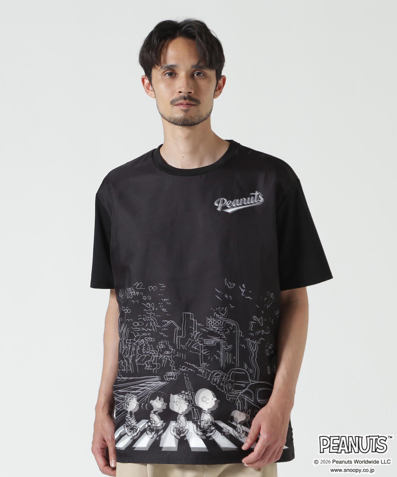 TRIPPY ART(トリッピーアート）SNOOPY ABBEY ROAD 3D TEE | B'2nd