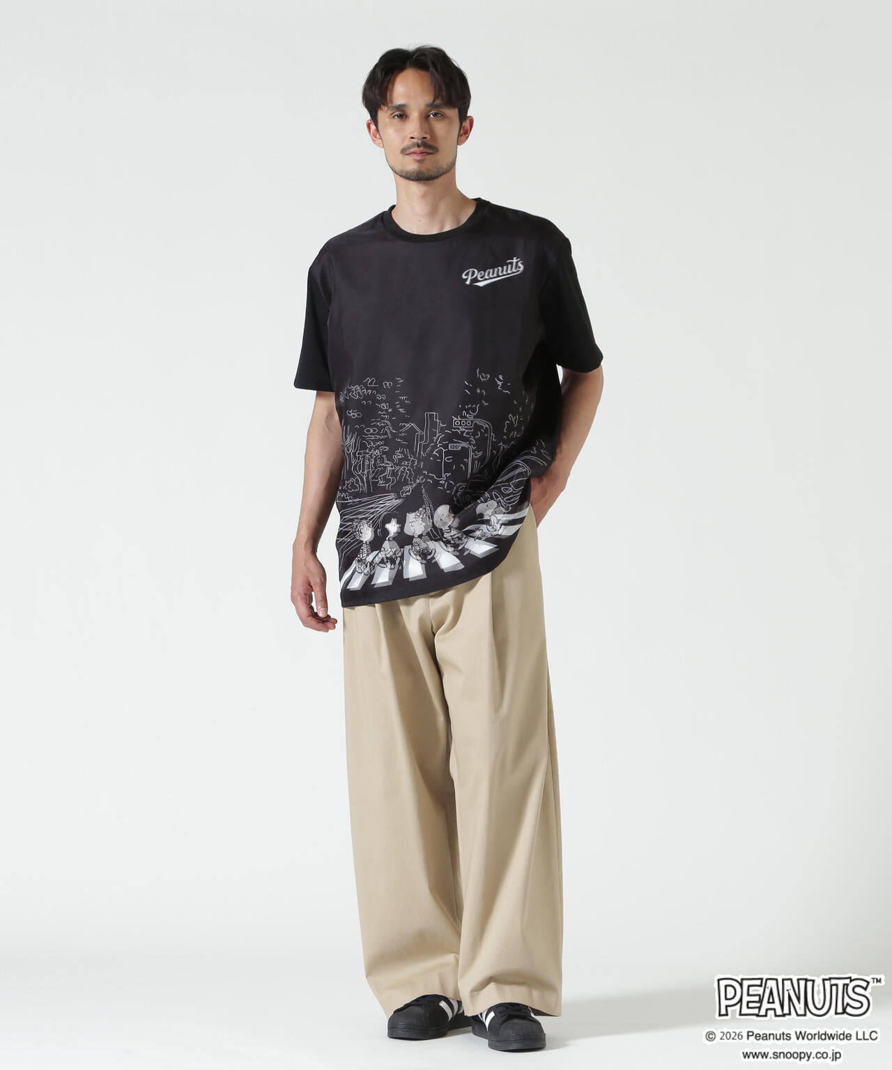 TRIPPY ART(トリッピーアート）SNOOPY ABBEY ROAD 3D TEE | B'2nd