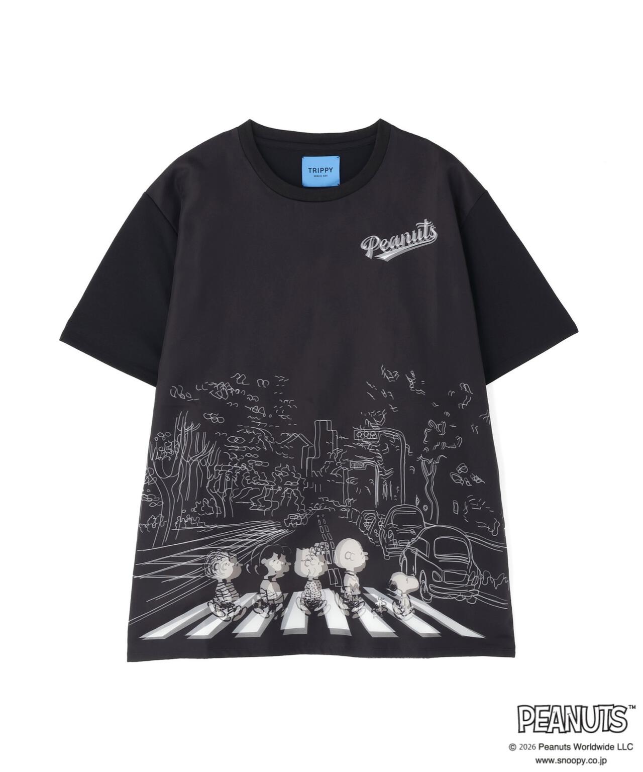 TRIPPY ART(トリッピーアート）SNOOPY ABBEY ROAD 3D TEE | B'2nd
