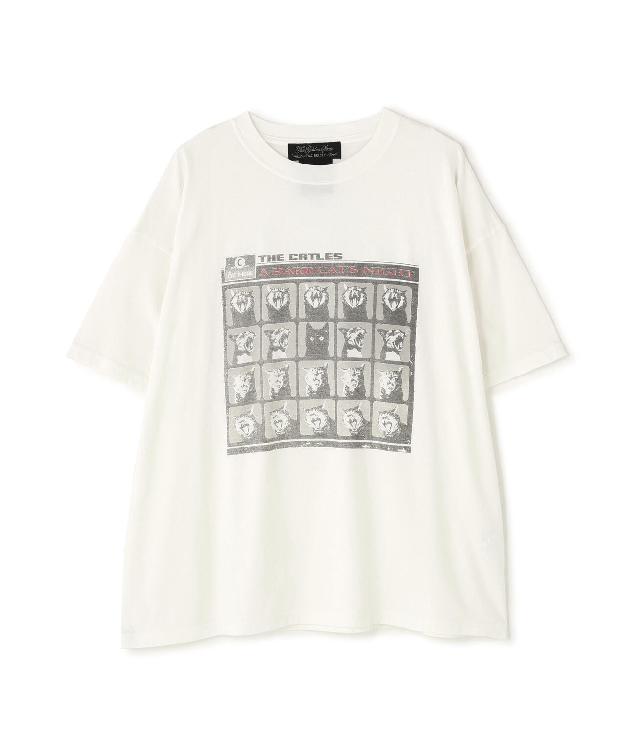 REMI RELIEF / 別注20/-天竺BIGサイズTシャツ（A HARD CAT'S) | B'2nd
