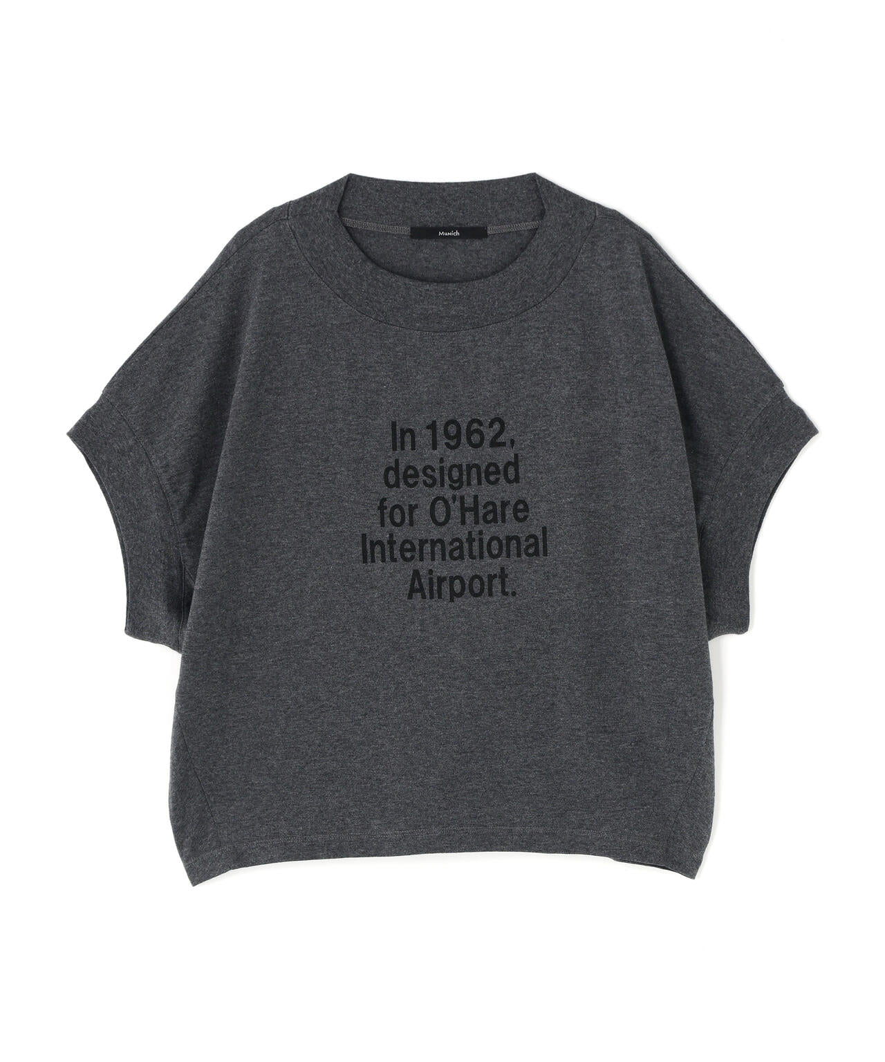MUNICH（ミューニック）コットンジャージロゴプリントTシャツ | B'2nd