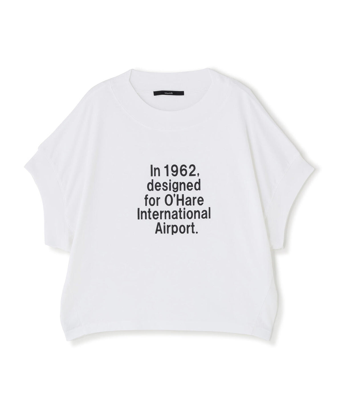 MUNICH（ミューニック）コットンジャージロゴプリントTシャツ