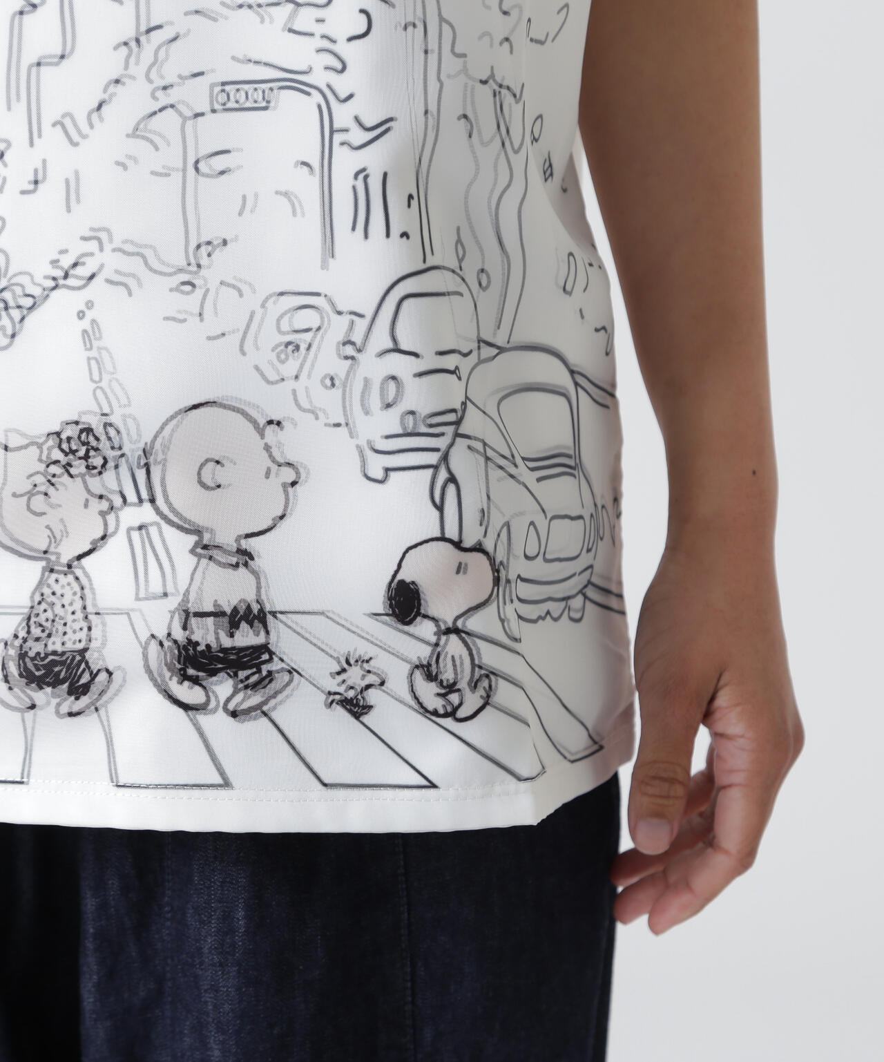TRIPPY ART(トリッピーアート）SNOOPY ABBEY ROAD 3D TEE | B'2nd