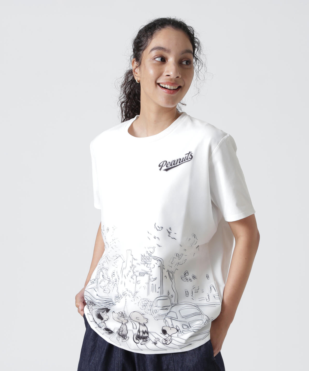 TRIPPY ART(トリッピーアート）SNOOPY ABBEY ROAD 3D TEE | B'2nd