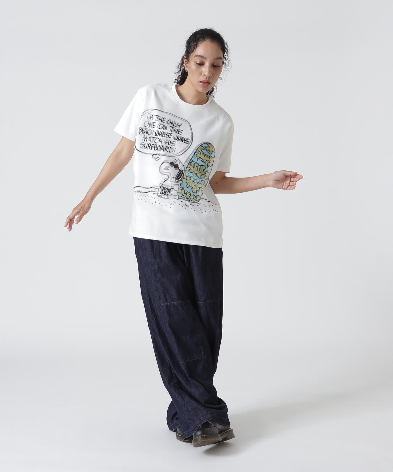 TRIPPY ART(トリッピーアート）SNOOPY ON THE BEACH 3D TEE | B'2nd