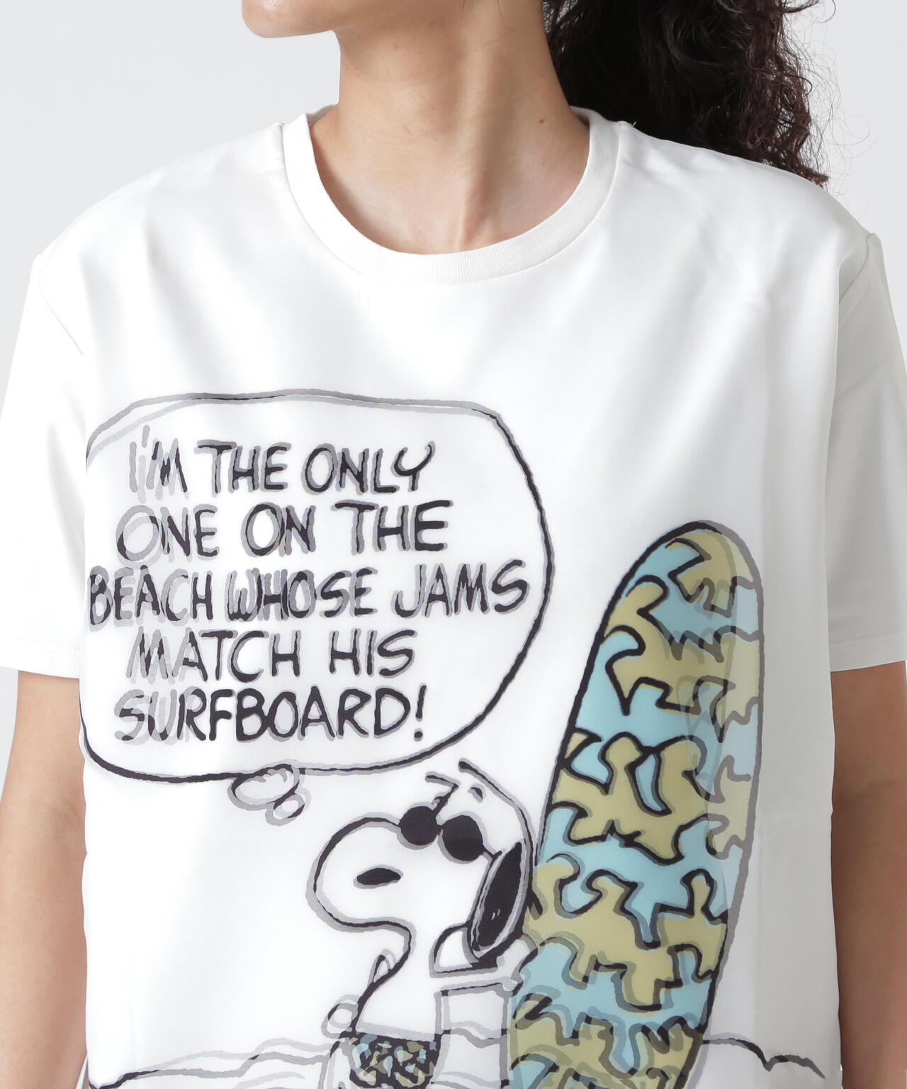 TRIPPY ART(トリッピーアート）SNOOPY ON THE BEACH 3D TEE | B'2nd
