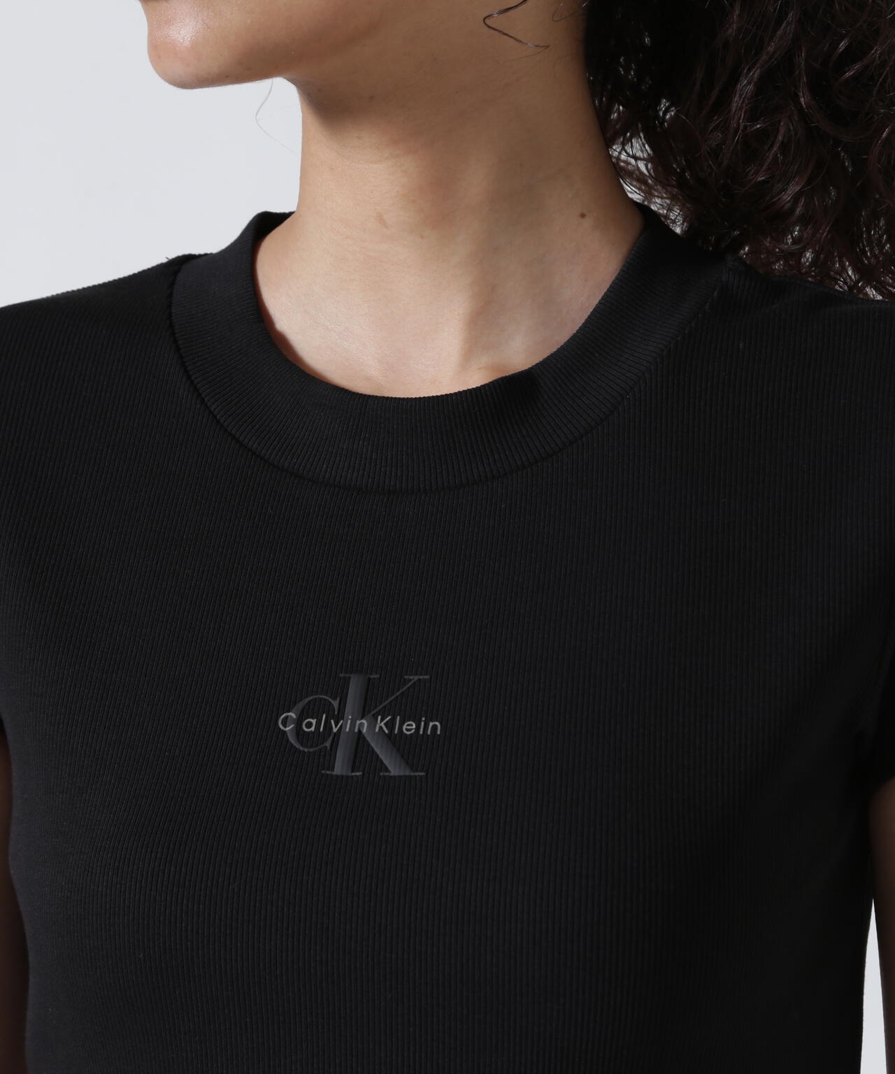 Calvin Klein (カルバンクライン）MONOLOGO BABY TEE/モノグラムベビー