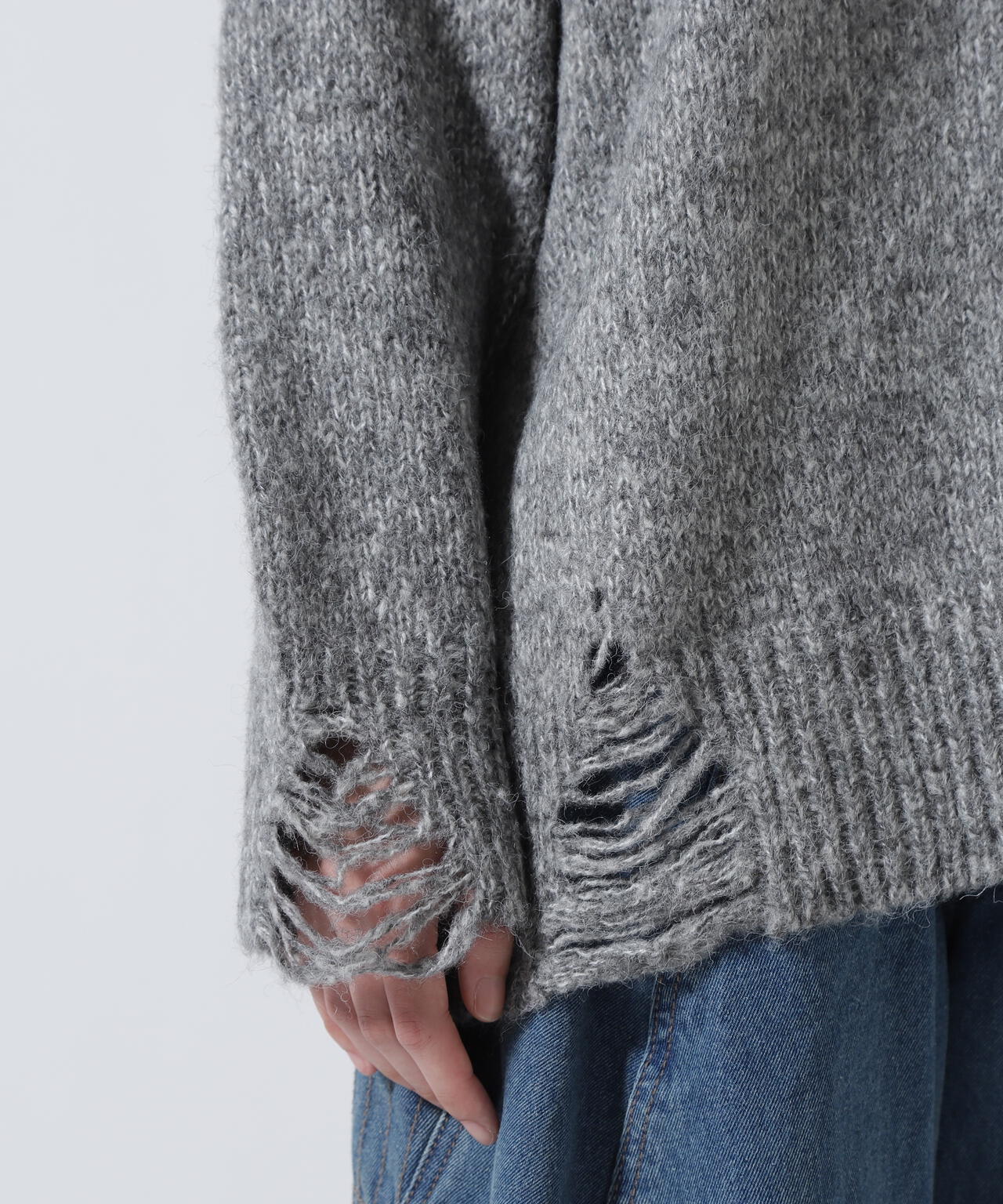 MICALLE MICALLE（ミカーレミカーレ）マイルダメージニット | B'2nd