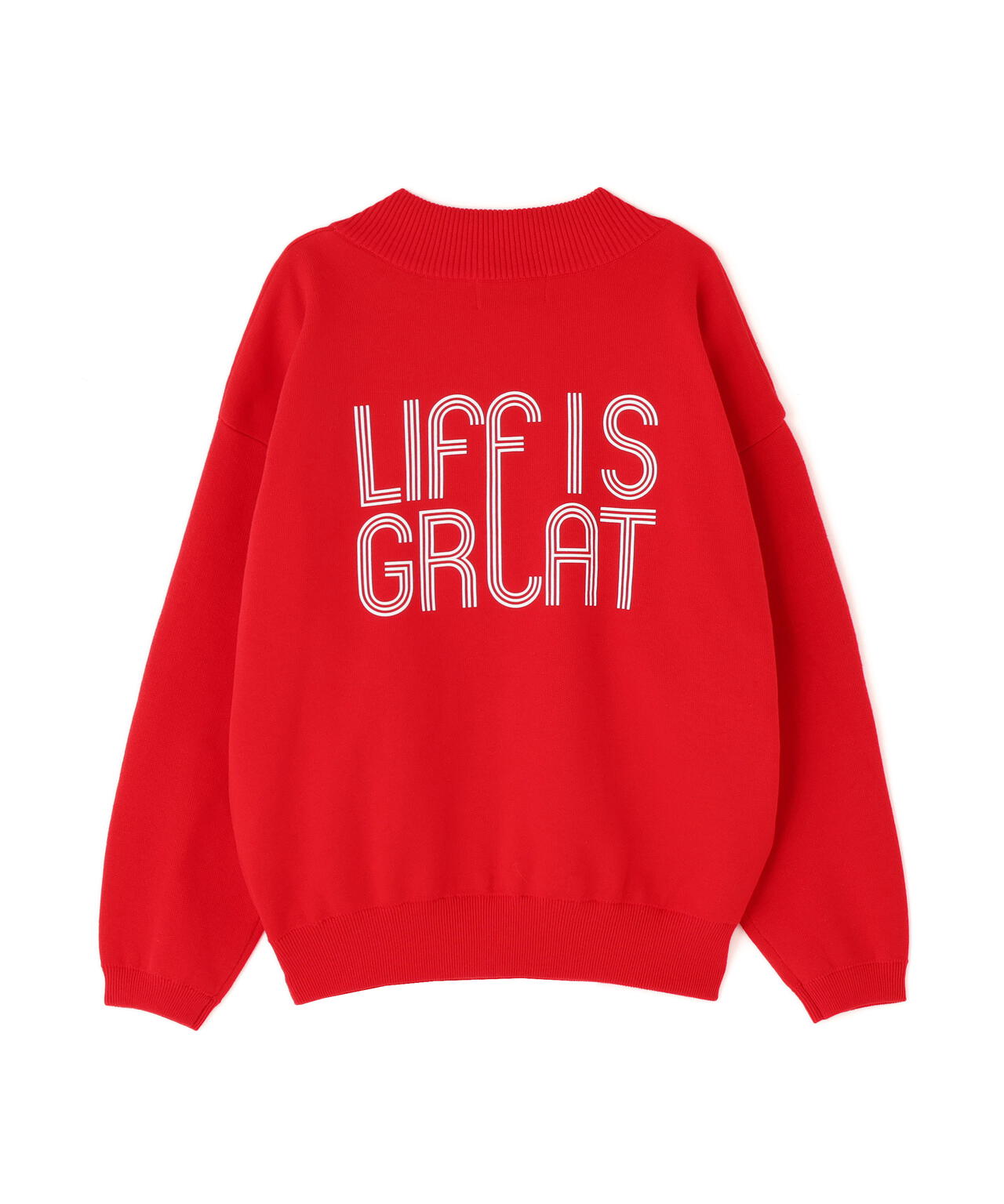 JJMERCER (ジェイジェイマーサー) 別注Ｖネックバックロゴニット