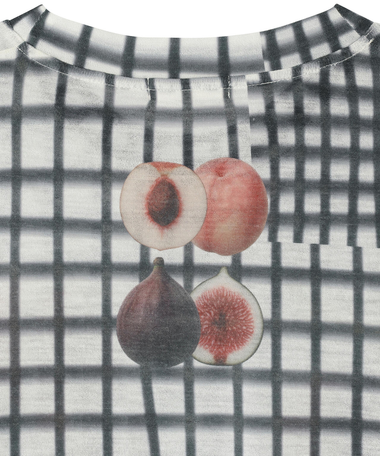 knuth marf クヌースマーフfruit-check print knit fruit-check print knit/green | KNUTH MARF