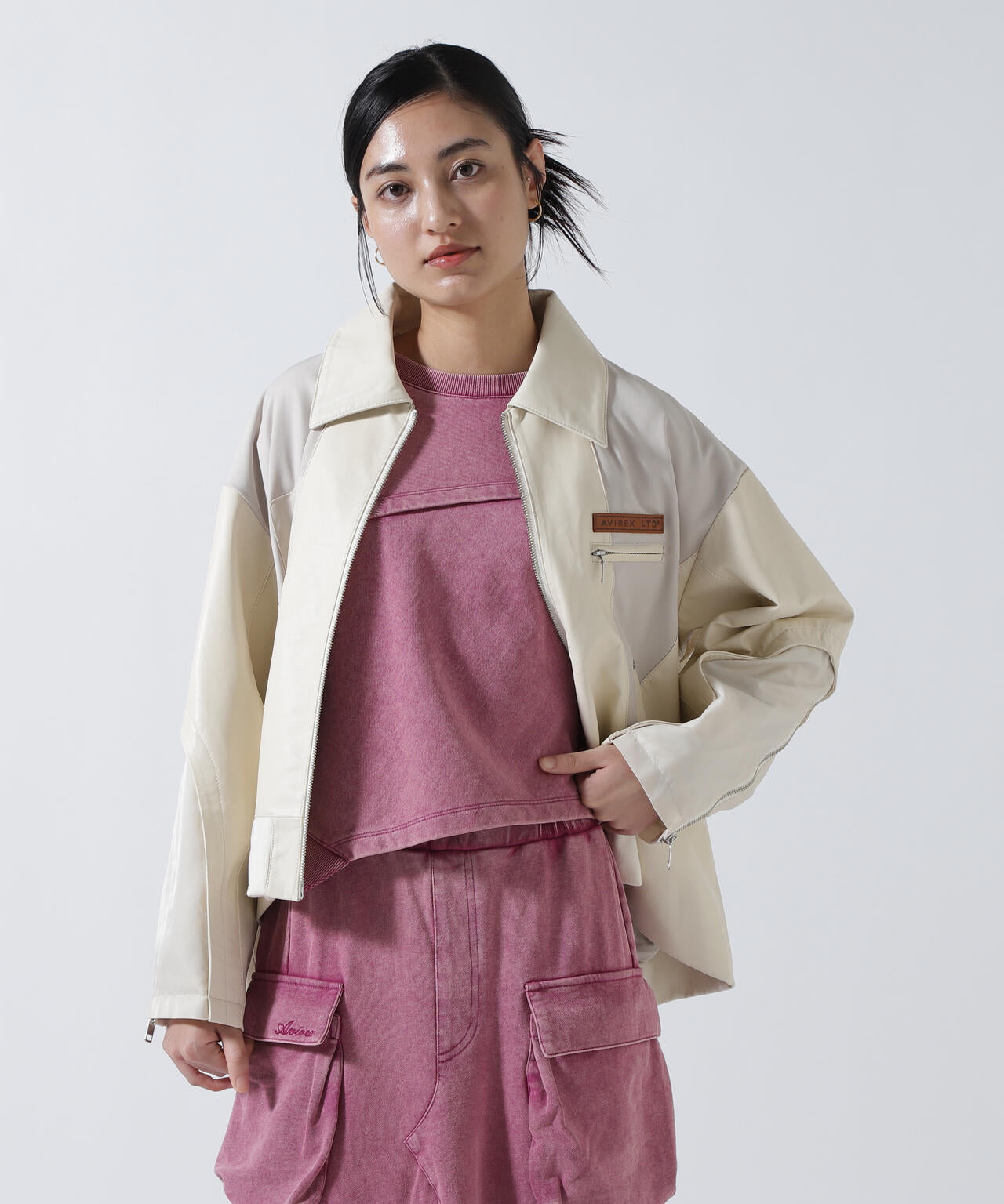 ジャケット・アウター AULA AILA AVIREXxAULA AILA（アヴィレックスxアウラアイラ）バルーンヘム