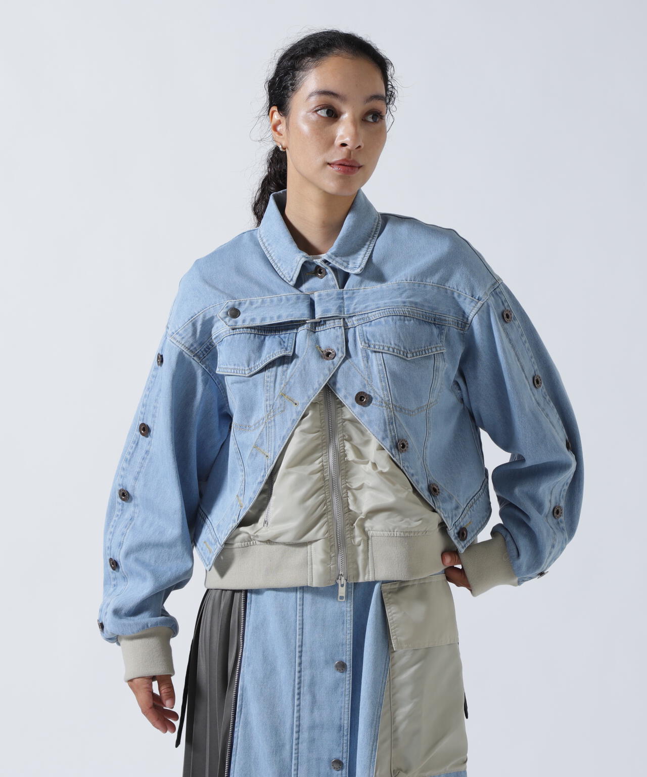 AVIREXxAULA AILA（アヴィレックスxアウラアイラ）デニムキリカエG