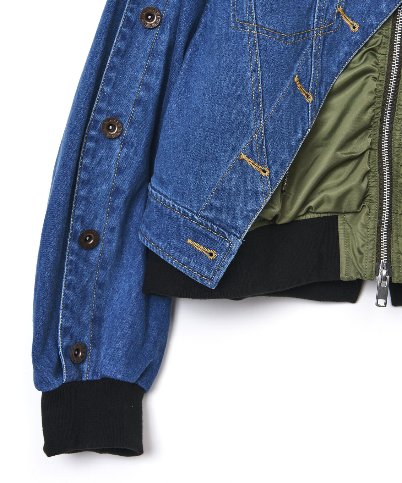 AVIREXｘAULA AILA（アヴィレックスｘアウラアイラ）デニムキリカエＧジャン