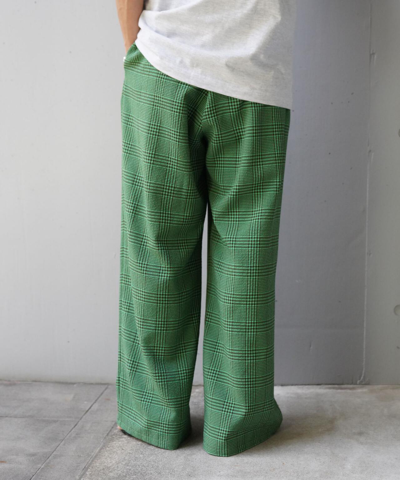 YENN（イエン）PLAID TUCK EASY PT | B'2nd（ビーセカンド） ｜【公式