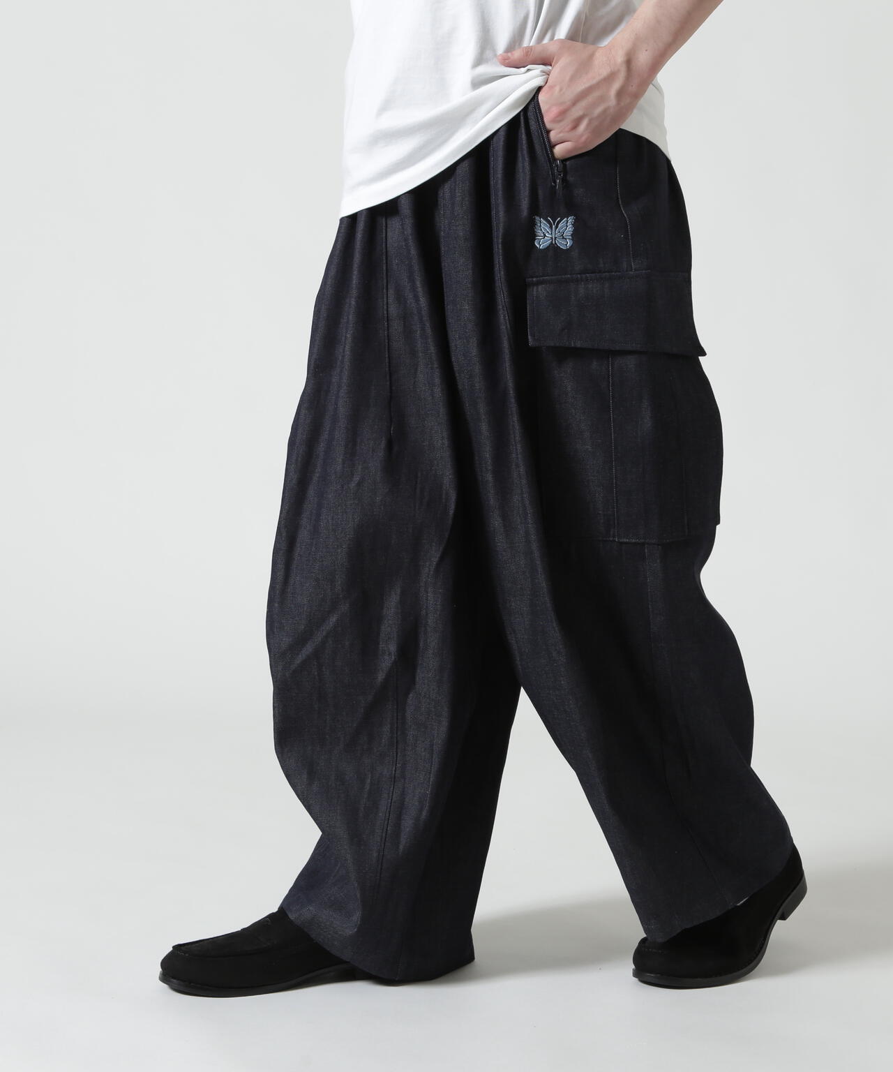 Needles ニードルズ デニム ガウチョパンツ NEEDLES（ニードルズ)【B'2nd EXCLUSIVE】 H.D. Pant - BDU / DENIM