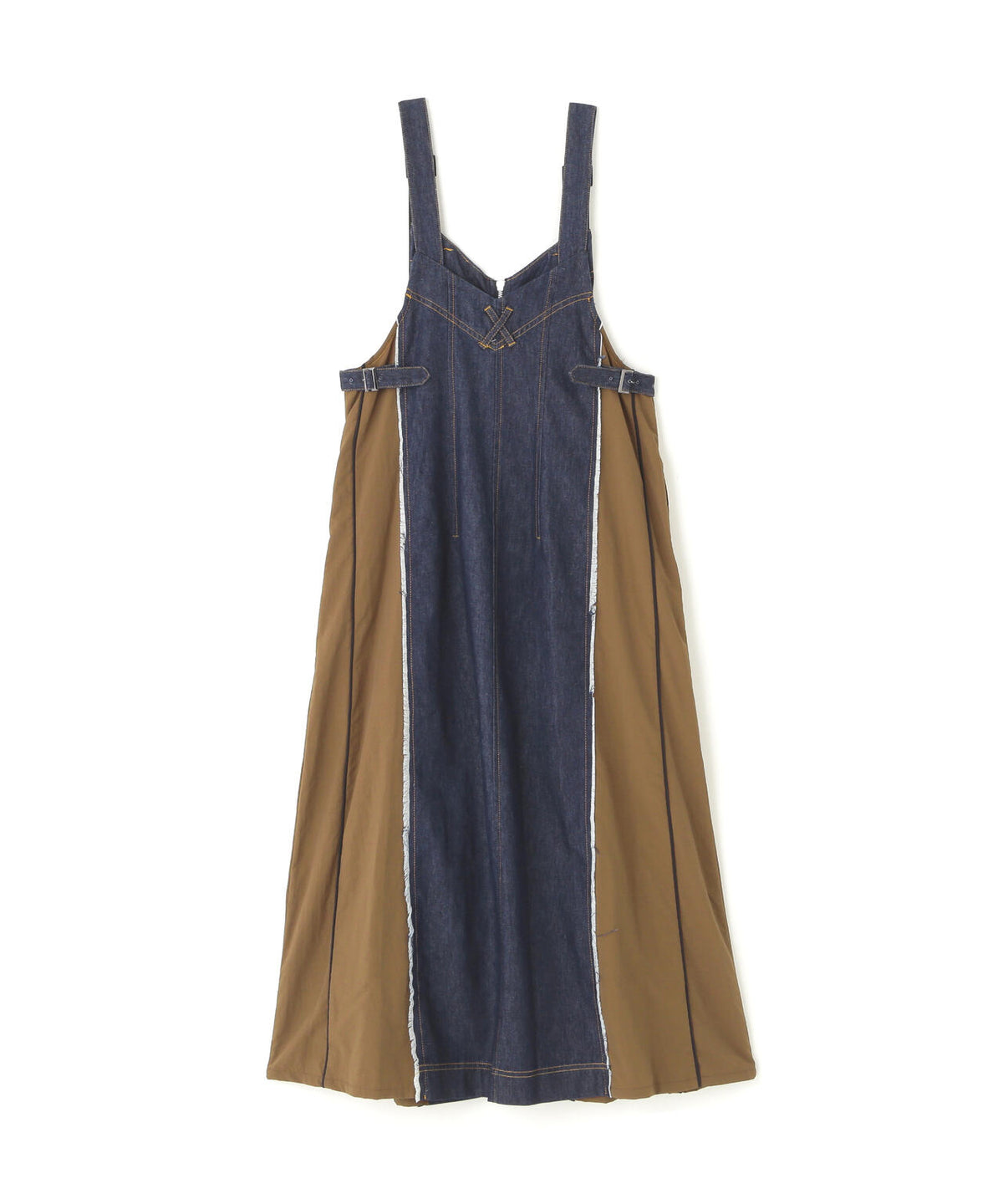 AULA AILA（アウラ アイラ）別注TAFFETA COMBINATION JUMPER SKIRT/ジャンパースカート
