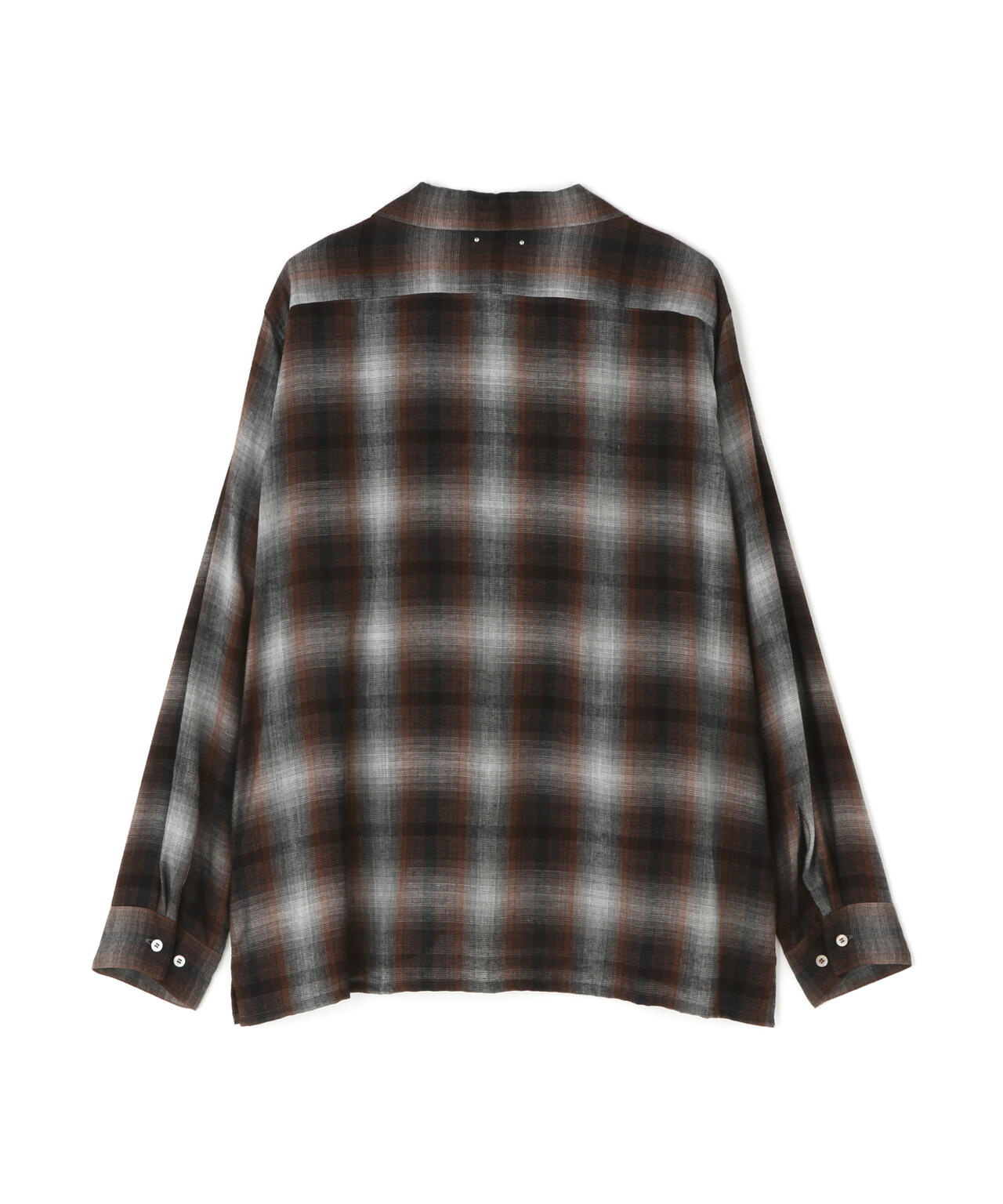 MINEDENIM（マインデニム） T.Rayon Ombre Open Collar Shirt | B'2nd